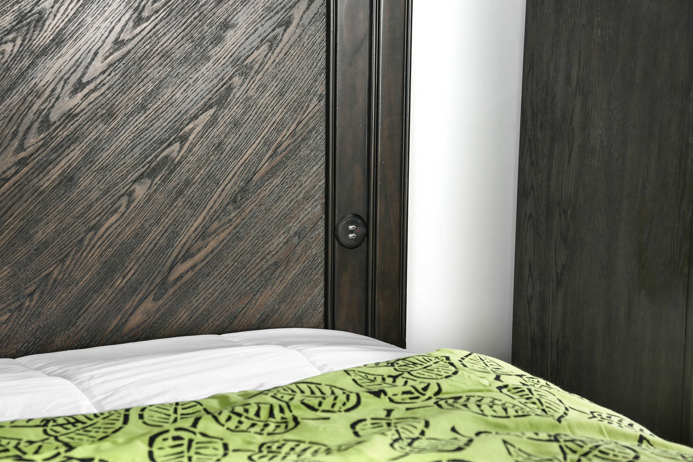 Argyros Rustic V-Pattern Platform Storage Bed