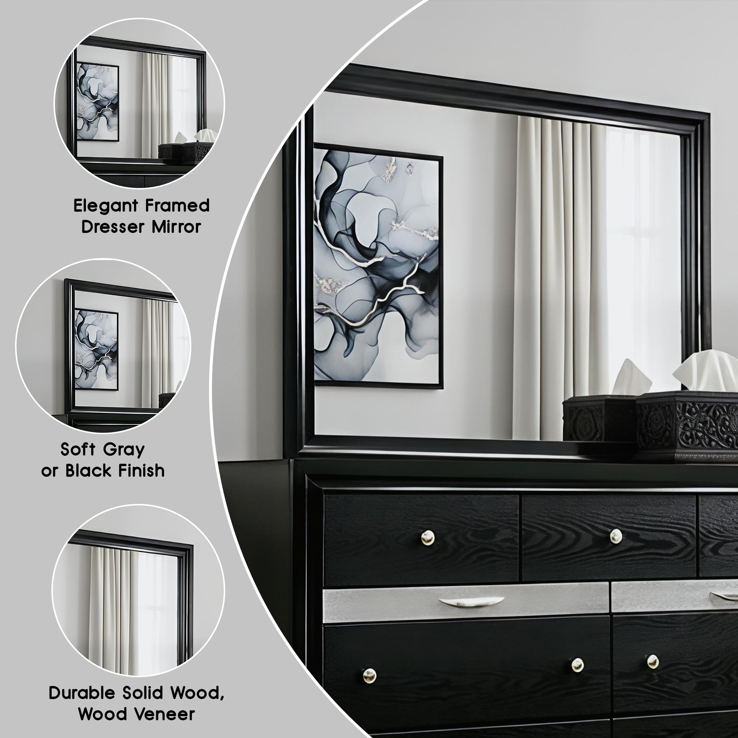Livia Contemporary Mirror