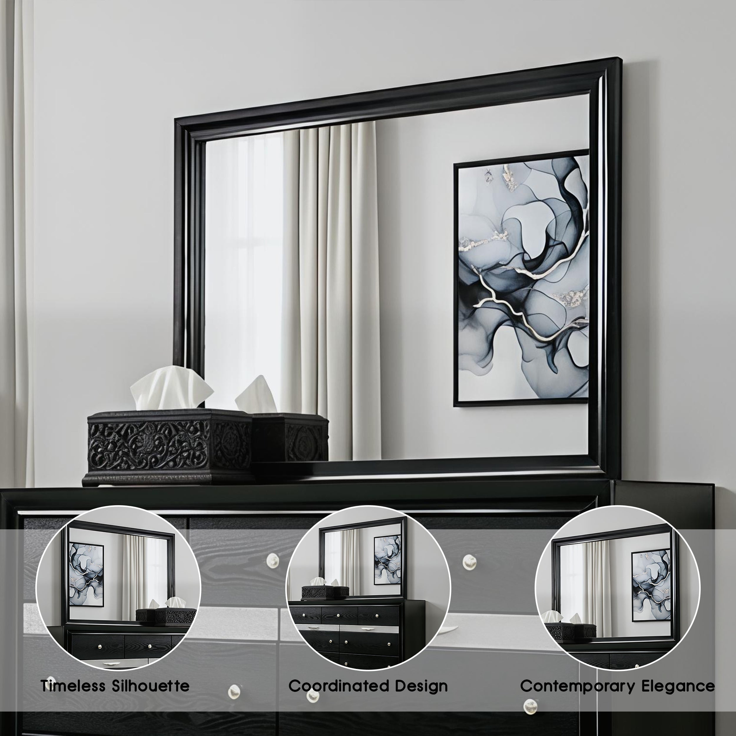 Livia Contemporary Mirror