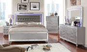 Vienna Contemporary Upholstered Platform Bed