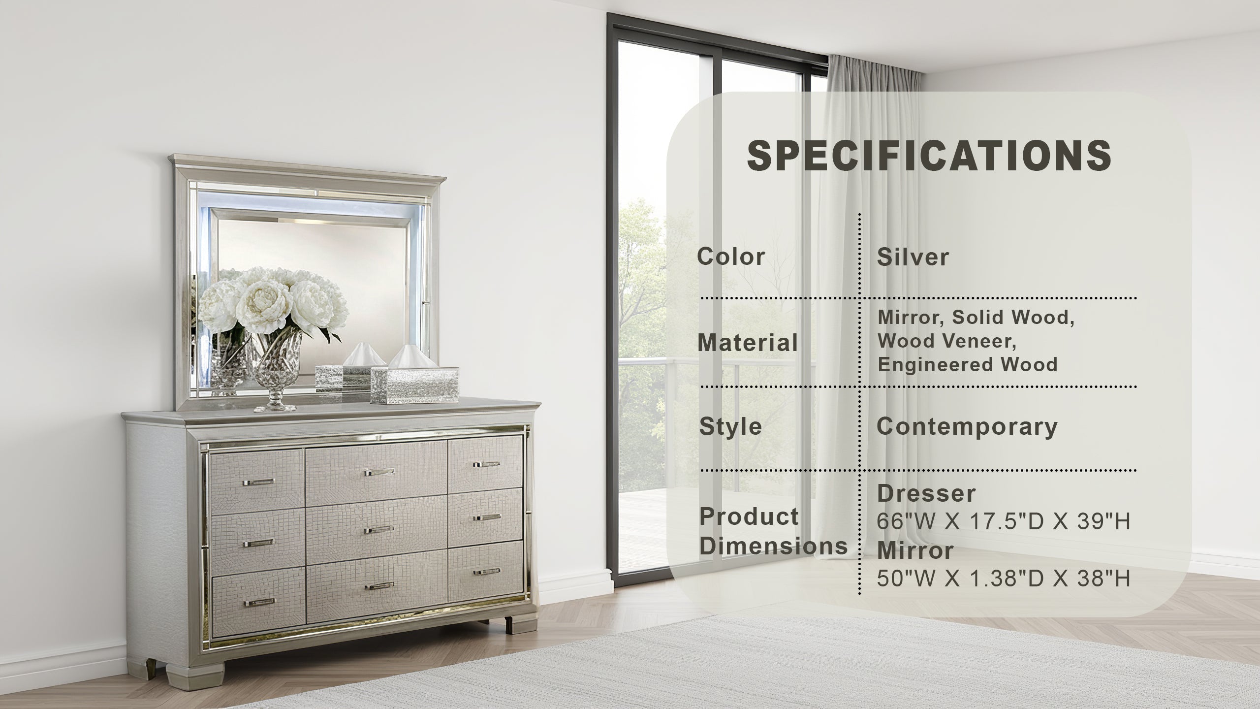 Allegra Contemporary Dresser