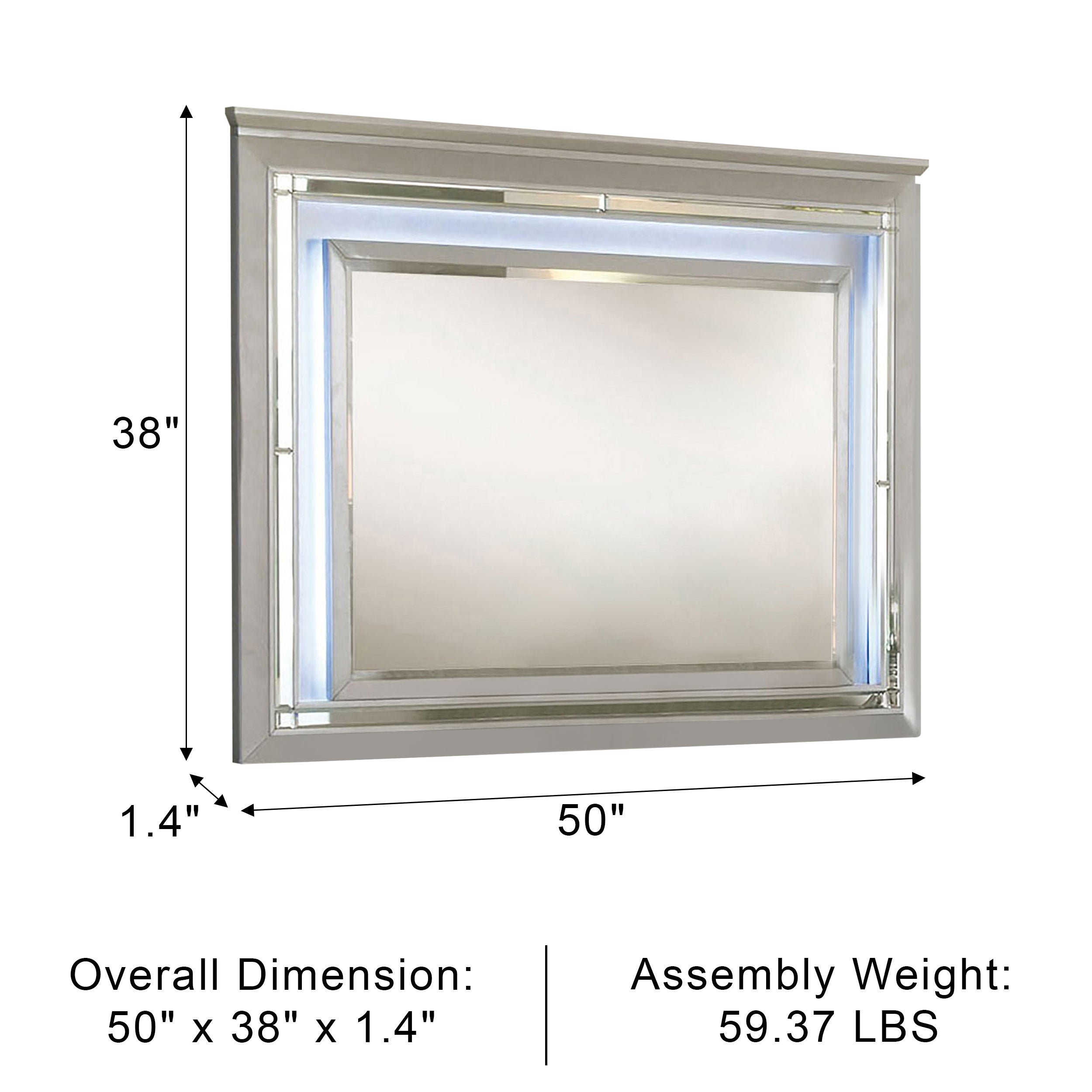 Allegra Contemporary Mirror