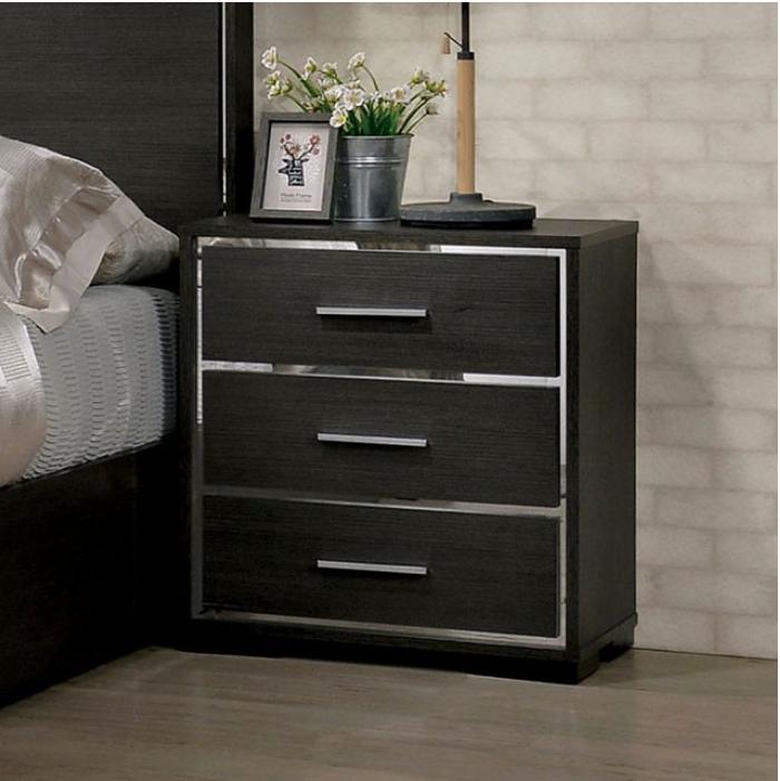 Camryn Modern 4-Piece Bedroom Set with LED Headboard