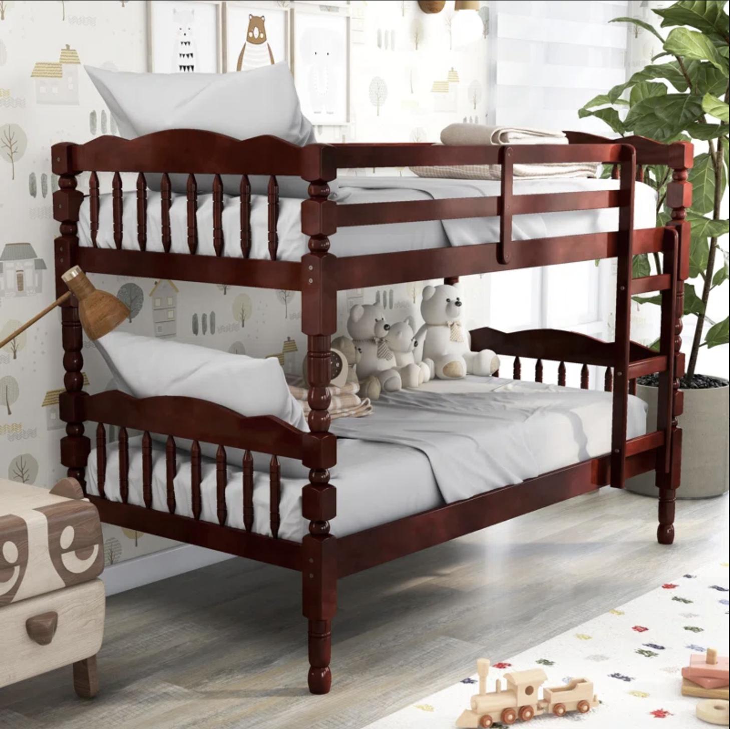 Carolina Elegant Cottage Twin Over Twin Bunk Bed