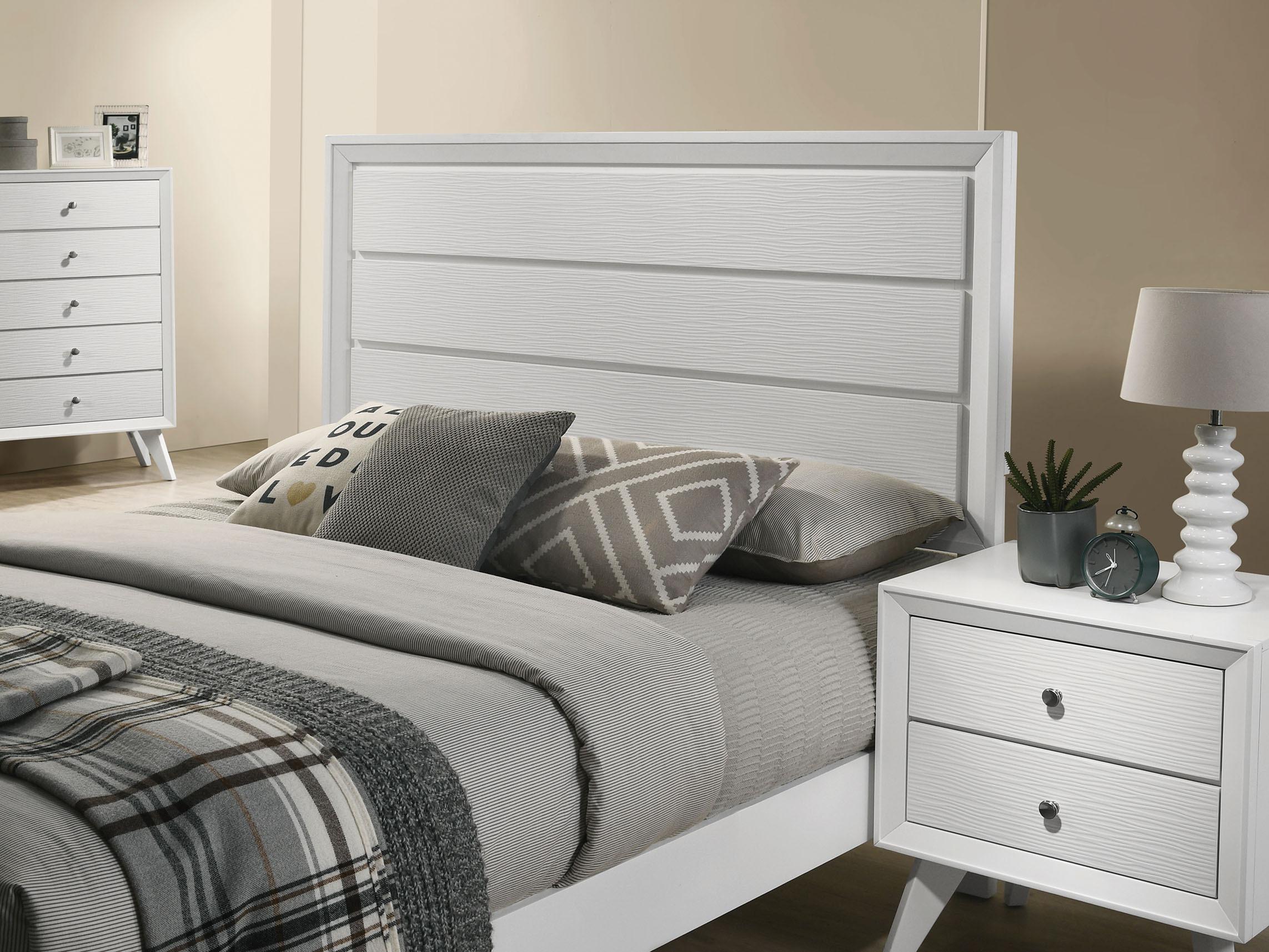 Dortmund Classic Modern Platform Bed or 6-Piece Bedroom Set