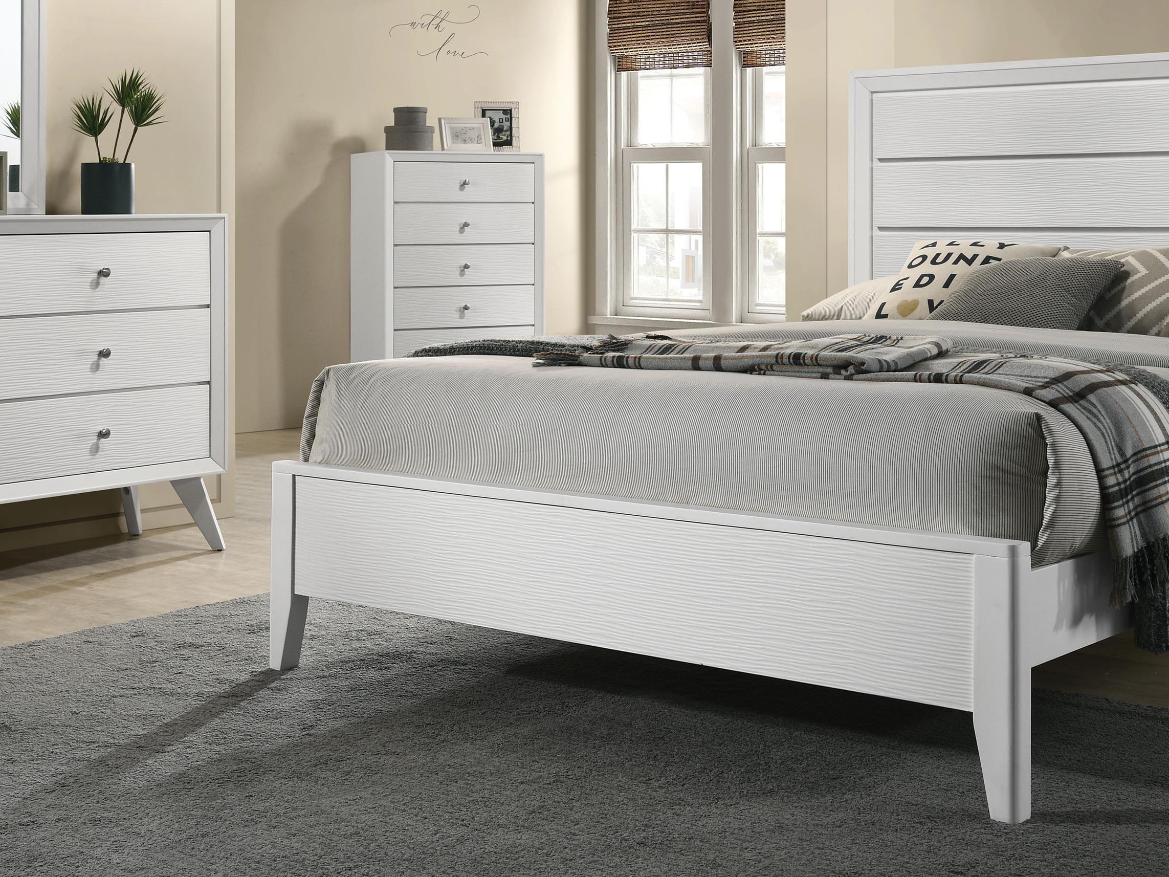 Dortmund Classic Modern Platform Bed or 6-Piece Bedroom Set