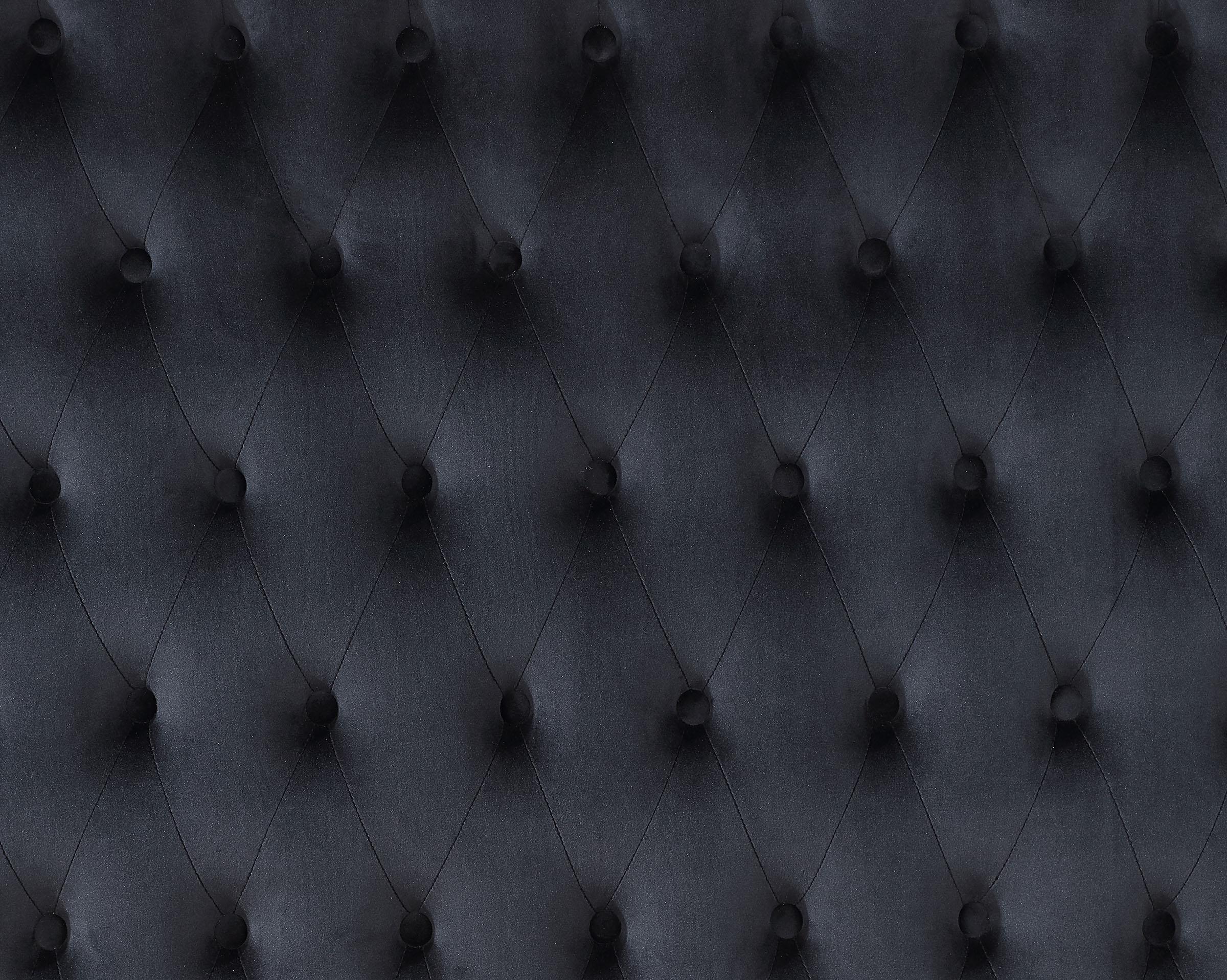 Etherea Luxury Glam Velvet Upholstered Canopy Platform Bed