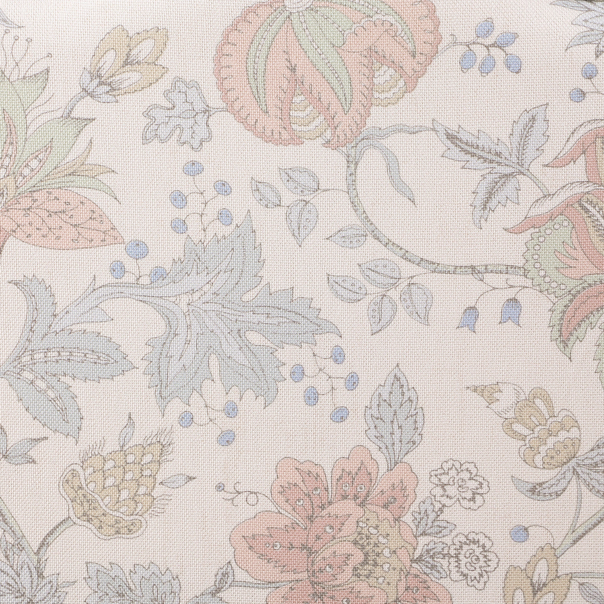 French Farmhouse Accent Chair with Scalloped Back & Upholstered Seat