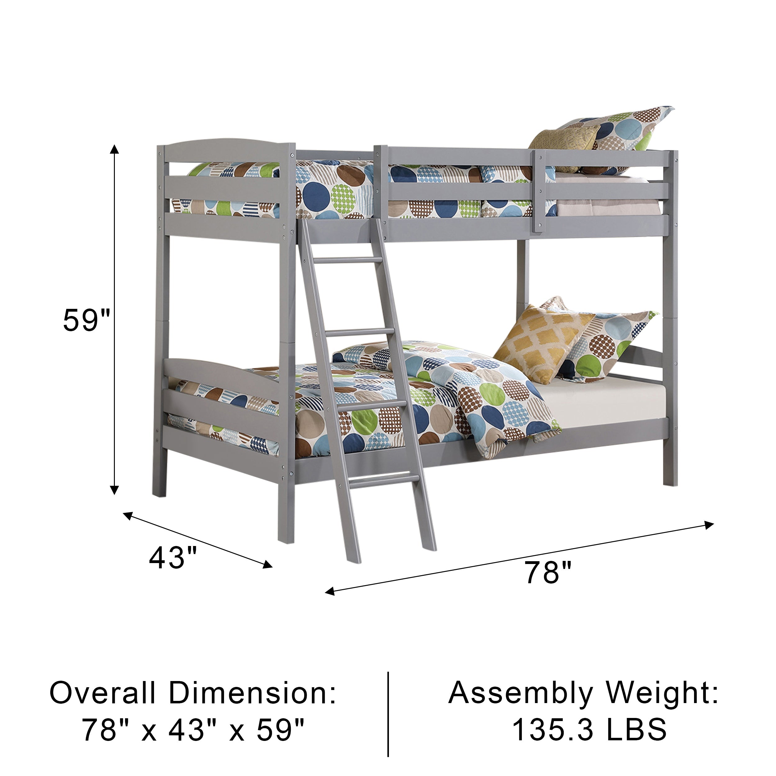 Arlette Transitional Bunk Bed