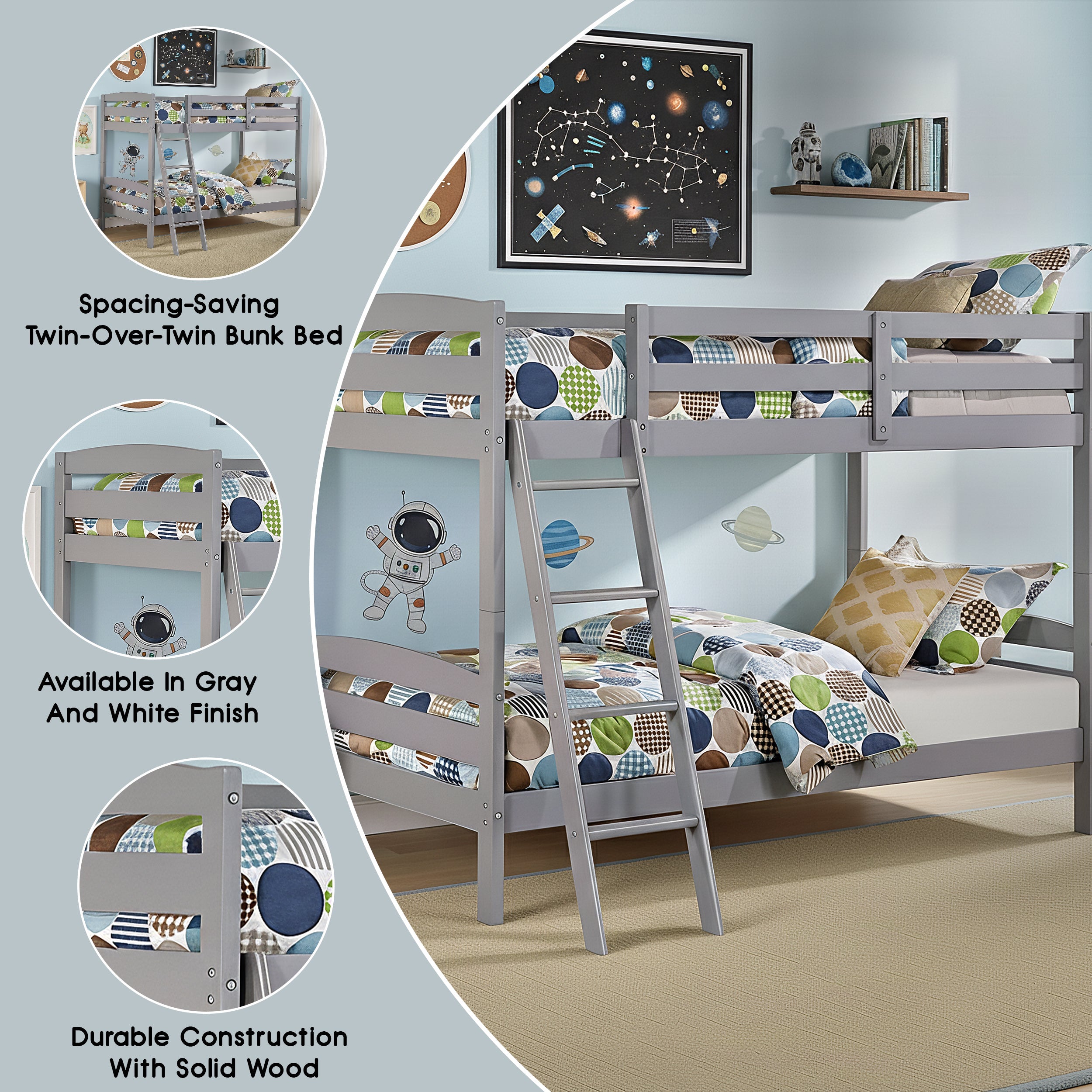 Arlette Transitional Bunk Bed
