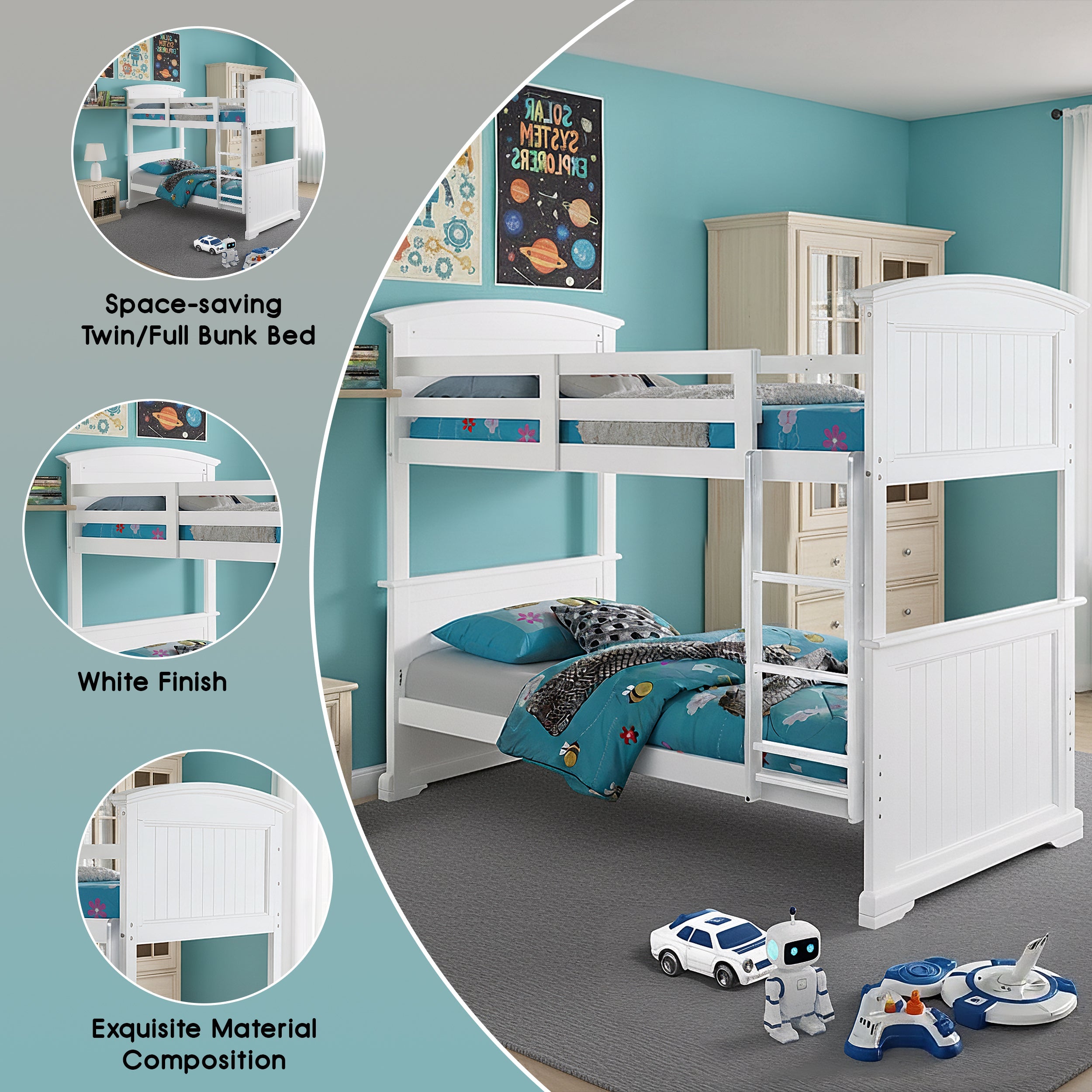 Livano Transitional Bunk Bed