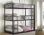 Felgu Contemporary Triple Twin Bunk Bed