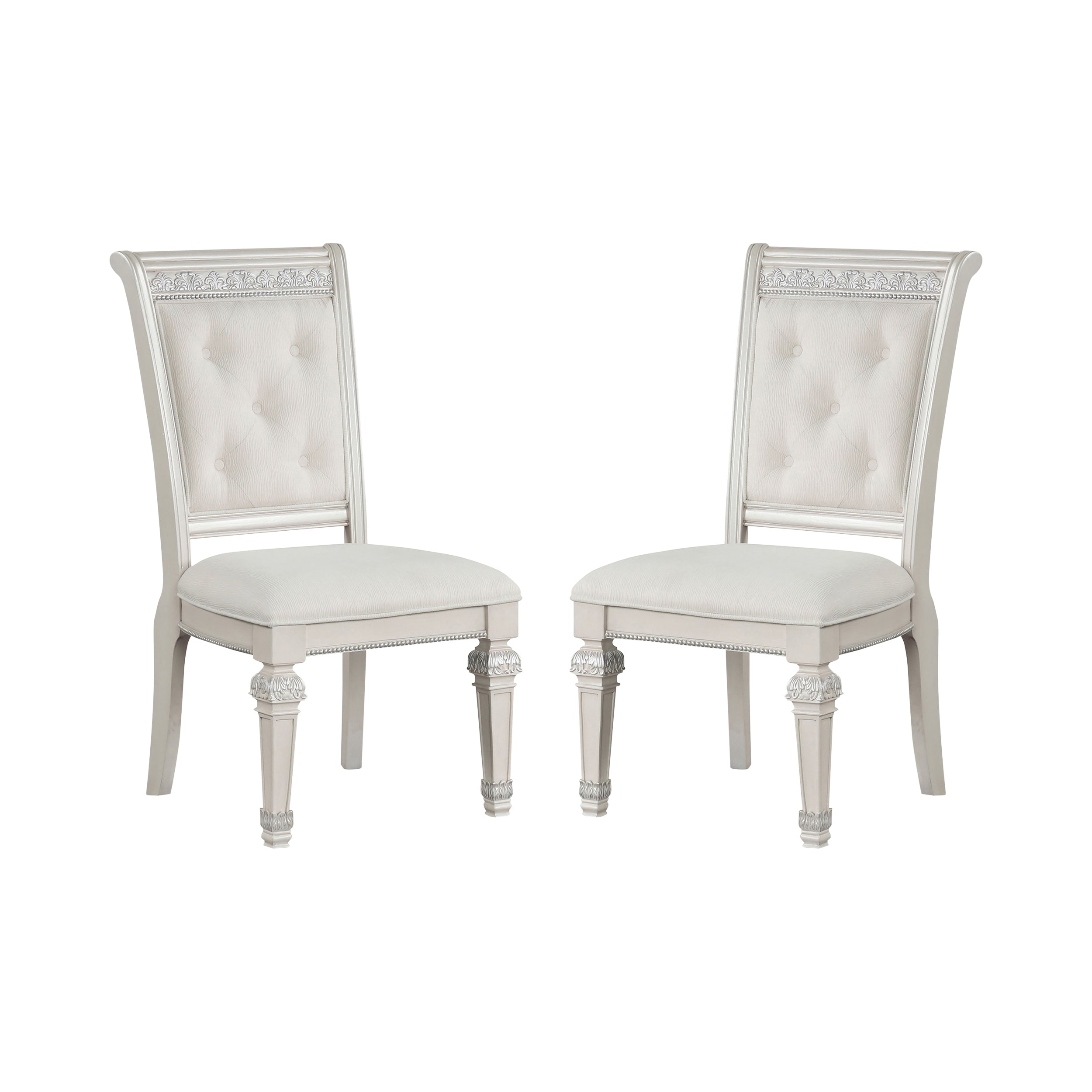Lucia Di Notte Traditional Side Chair, Set of 2