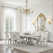 Lucia Di Notte Traditional Dining Set, 7 Pieces