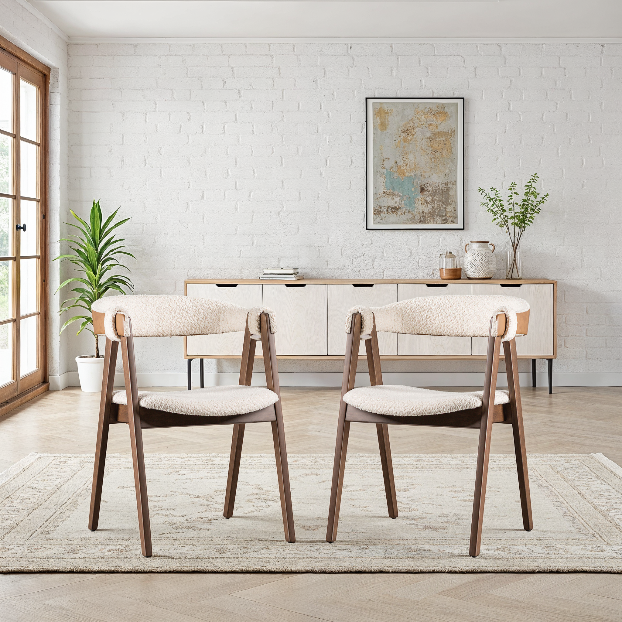 Valken Mid-Century Modern Chair, Set of 2