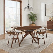 Valken Mid-Century Dining Set, 5 Pieces