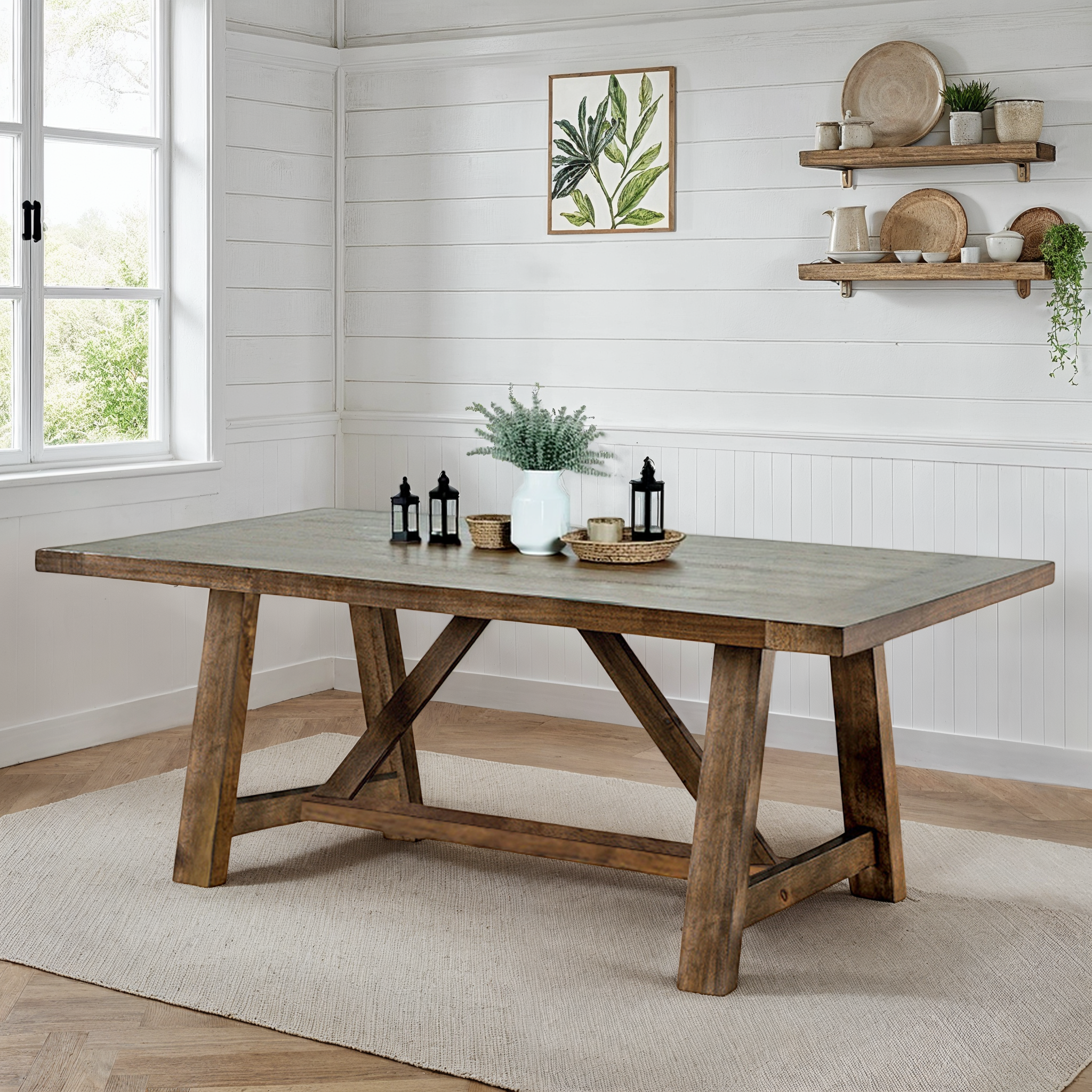 Alvone Rustic Dining Table