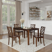 Daleford Transitional Dining Set, 5 Pieces