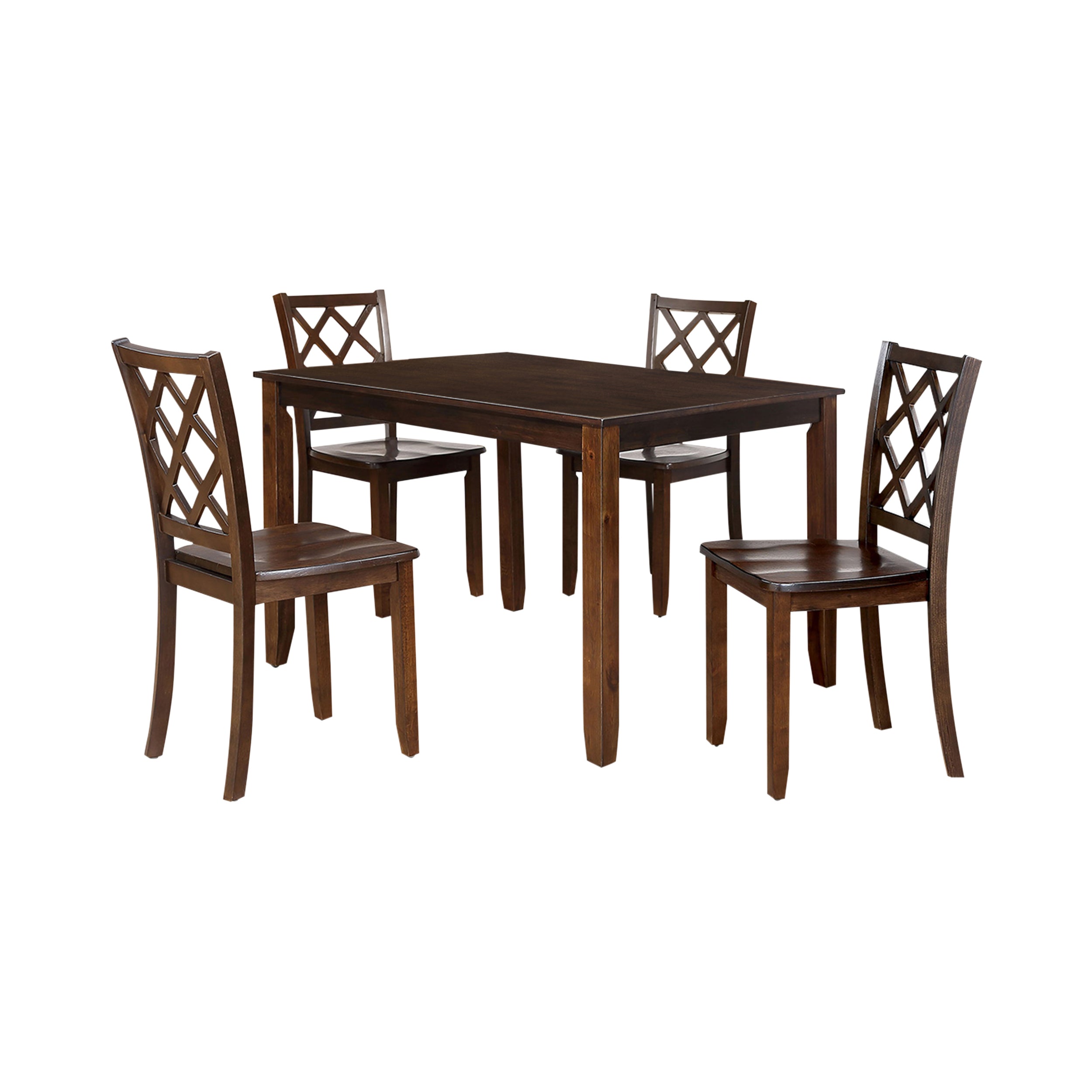 Daleford Transitional Dining Set, 5 Pieces