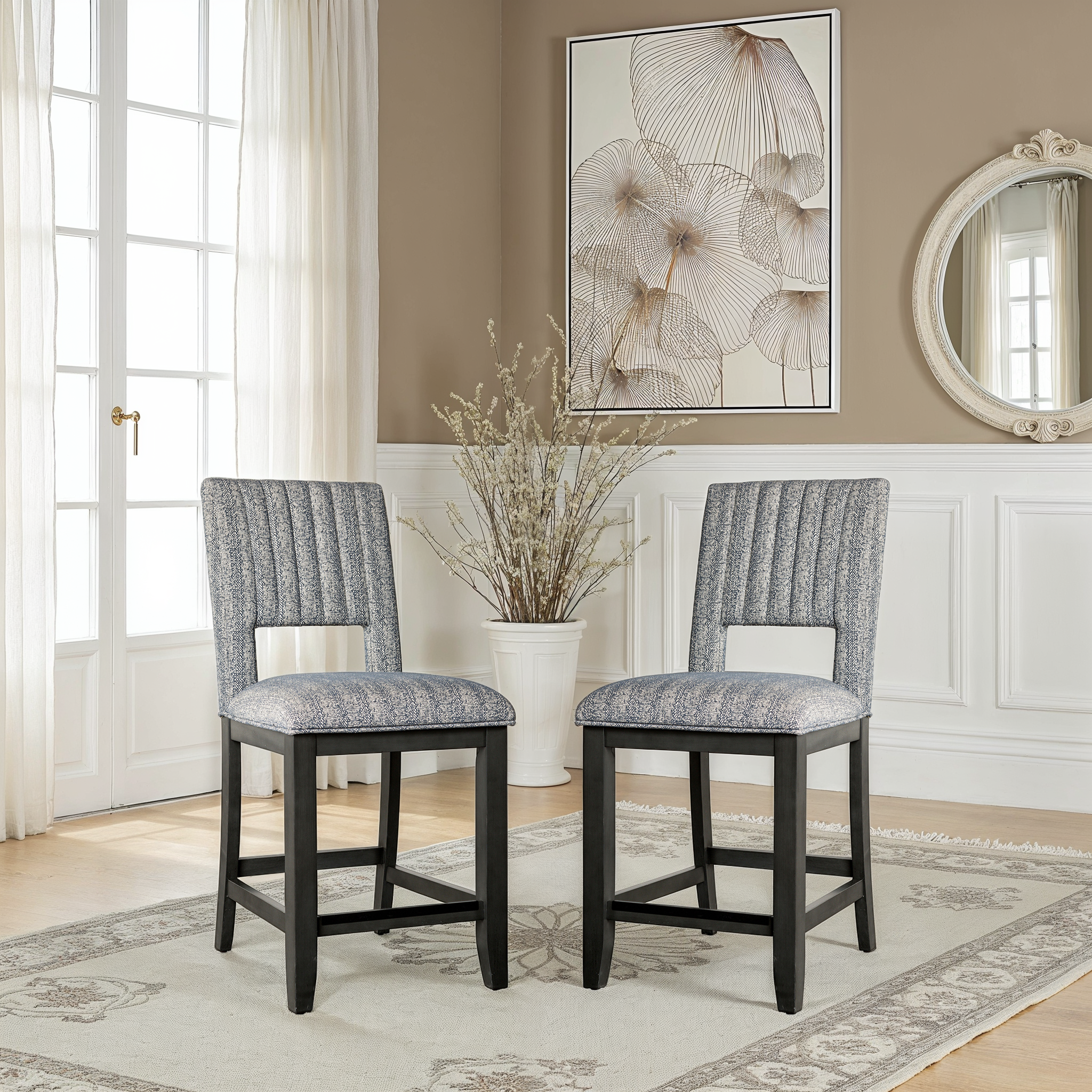 Alverton Transitional Chair, Set of 2