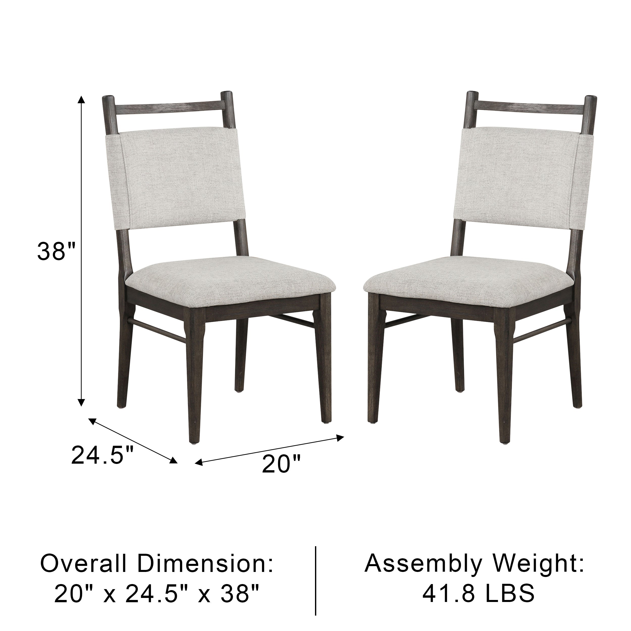 Clarendon Modern Chair, Set of 2