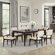 Clarendon Modern Dining Set, 7 Pieces