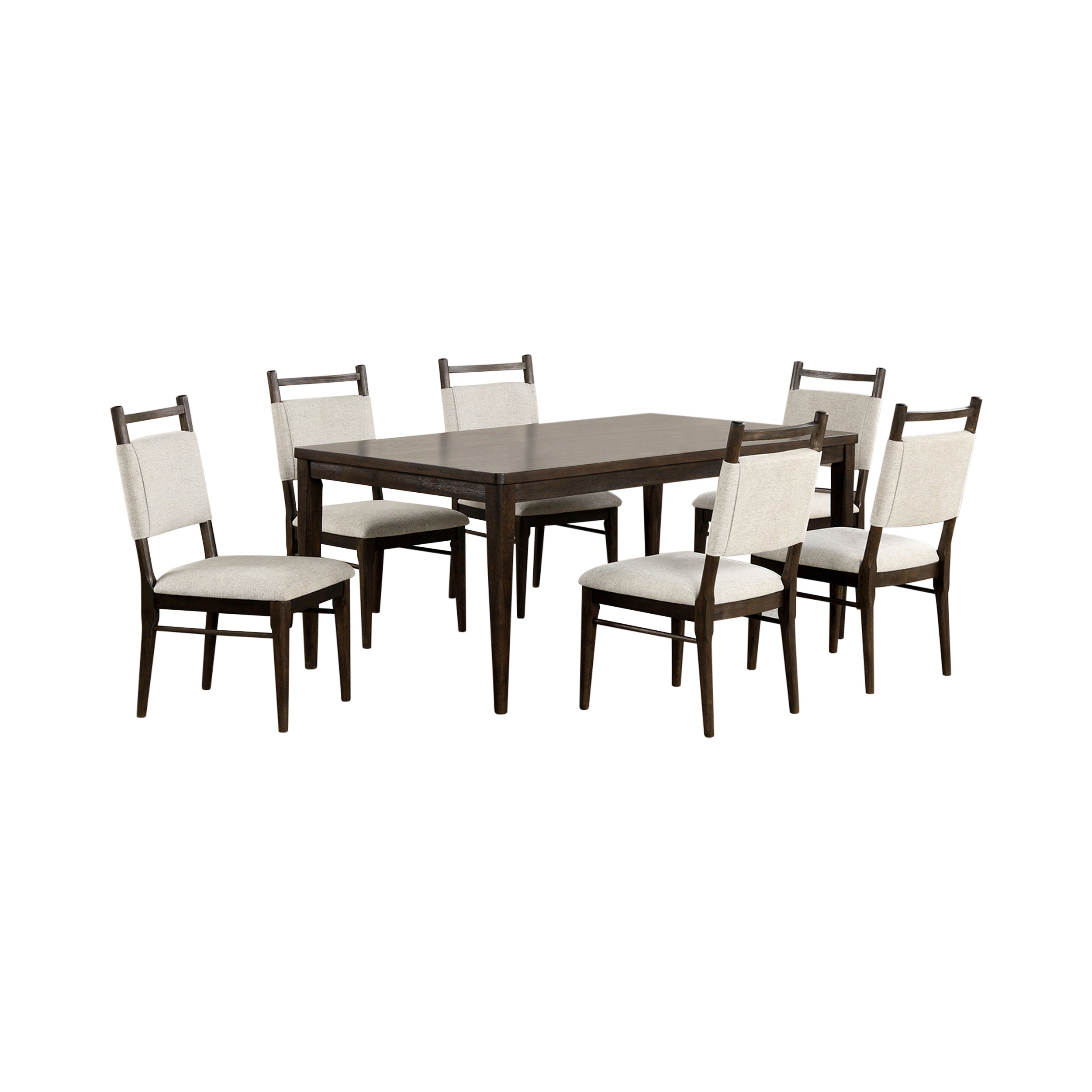 Clarendon Modern Dining Set, 7 Pieces
