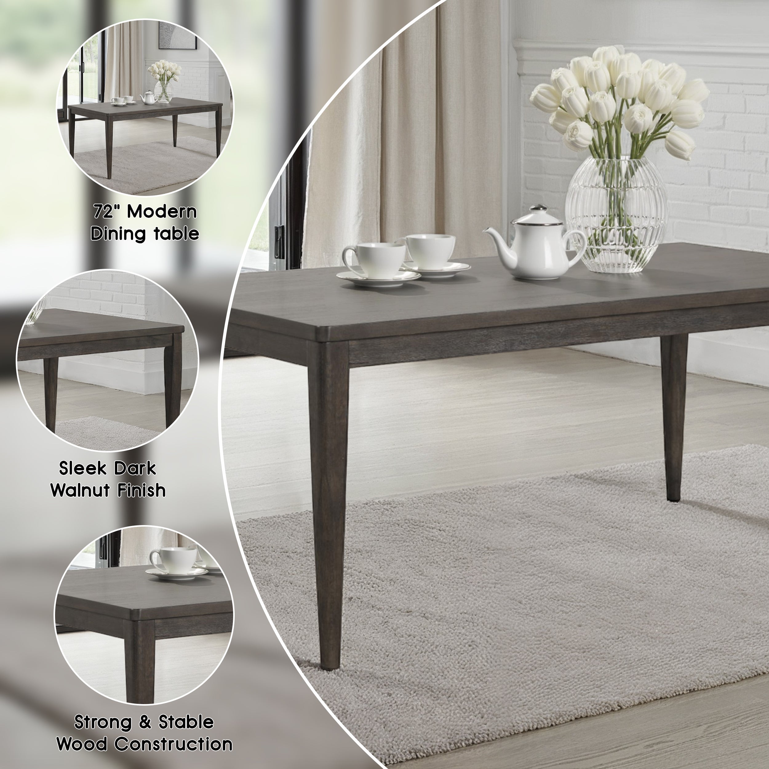 Clarendon Modern Dining Table
