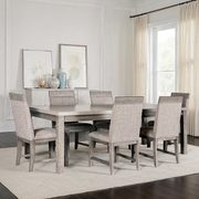 Duralis Transitional Dining Set, 7 Pieces