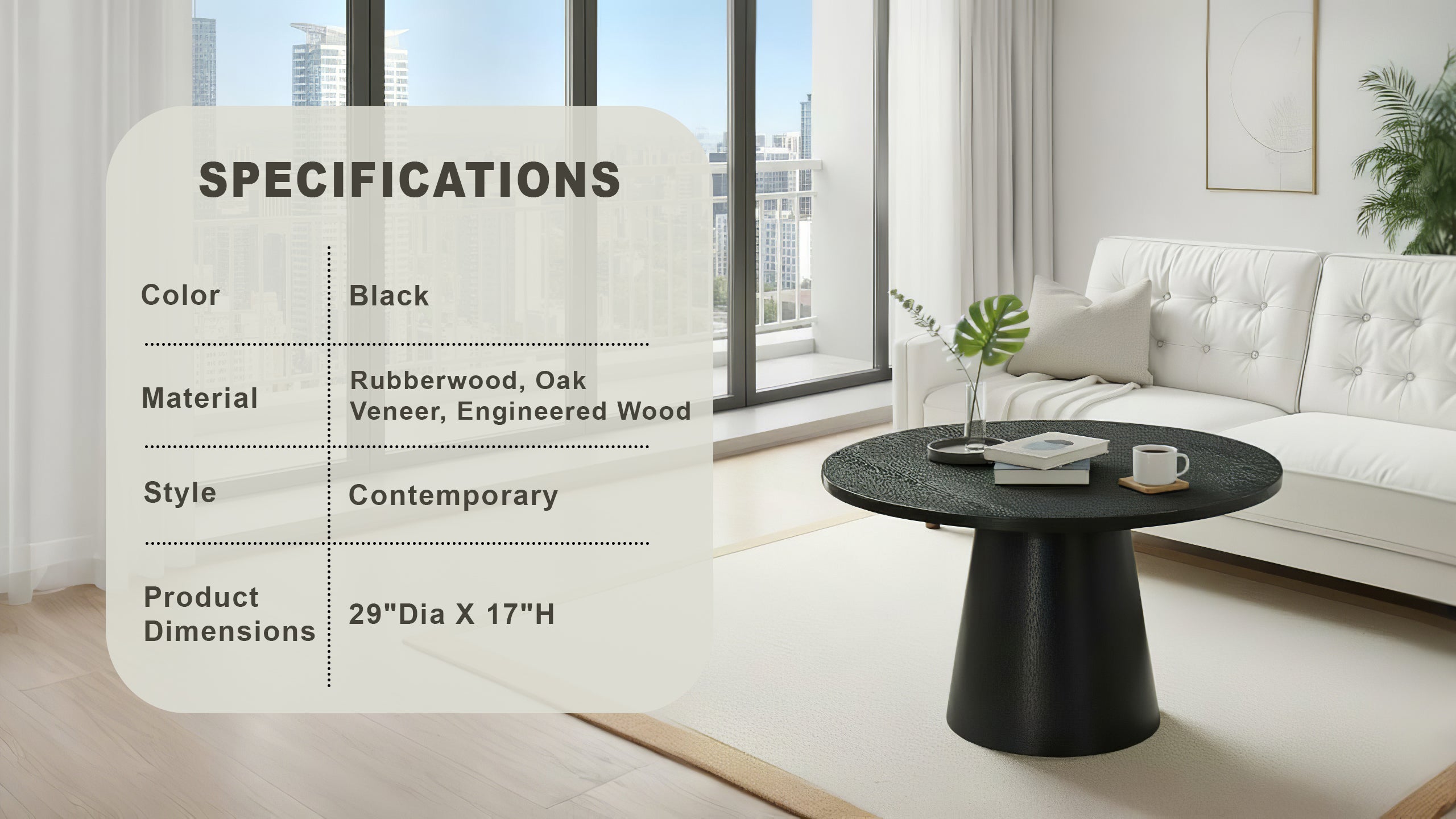 Ashford Contemporary Coffee Table