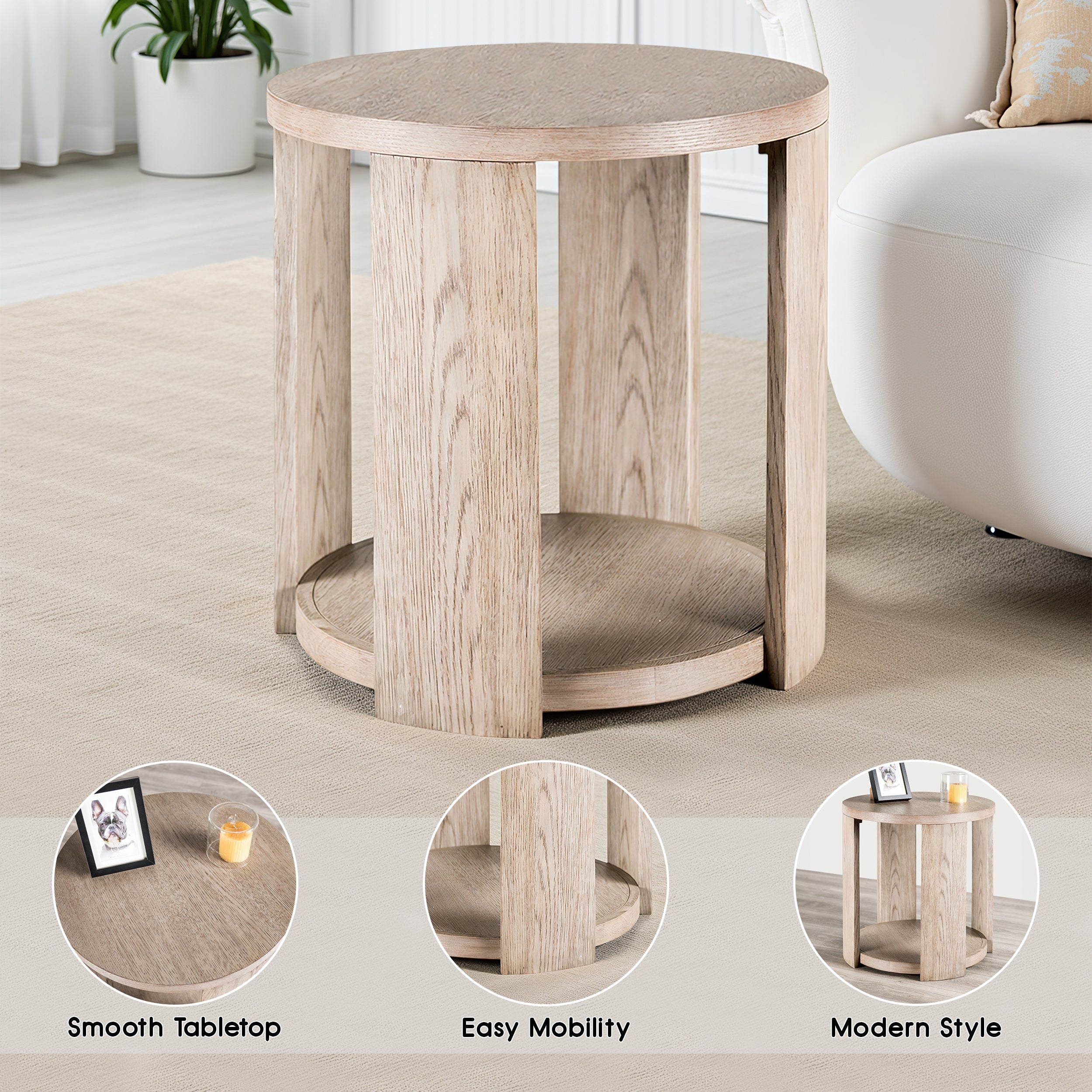 Marlborough Modern End Table