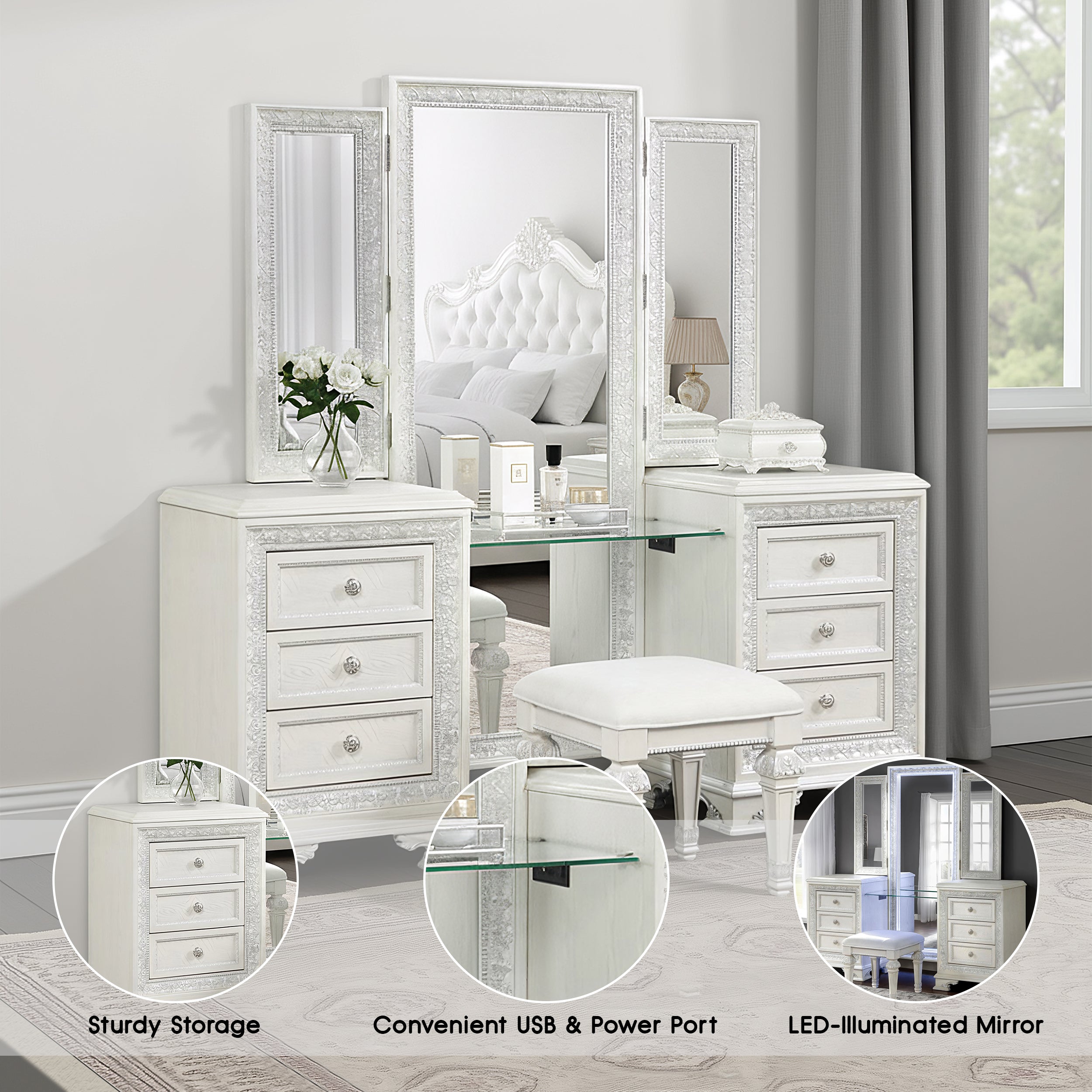 Sofia Luna Traditional Vanity