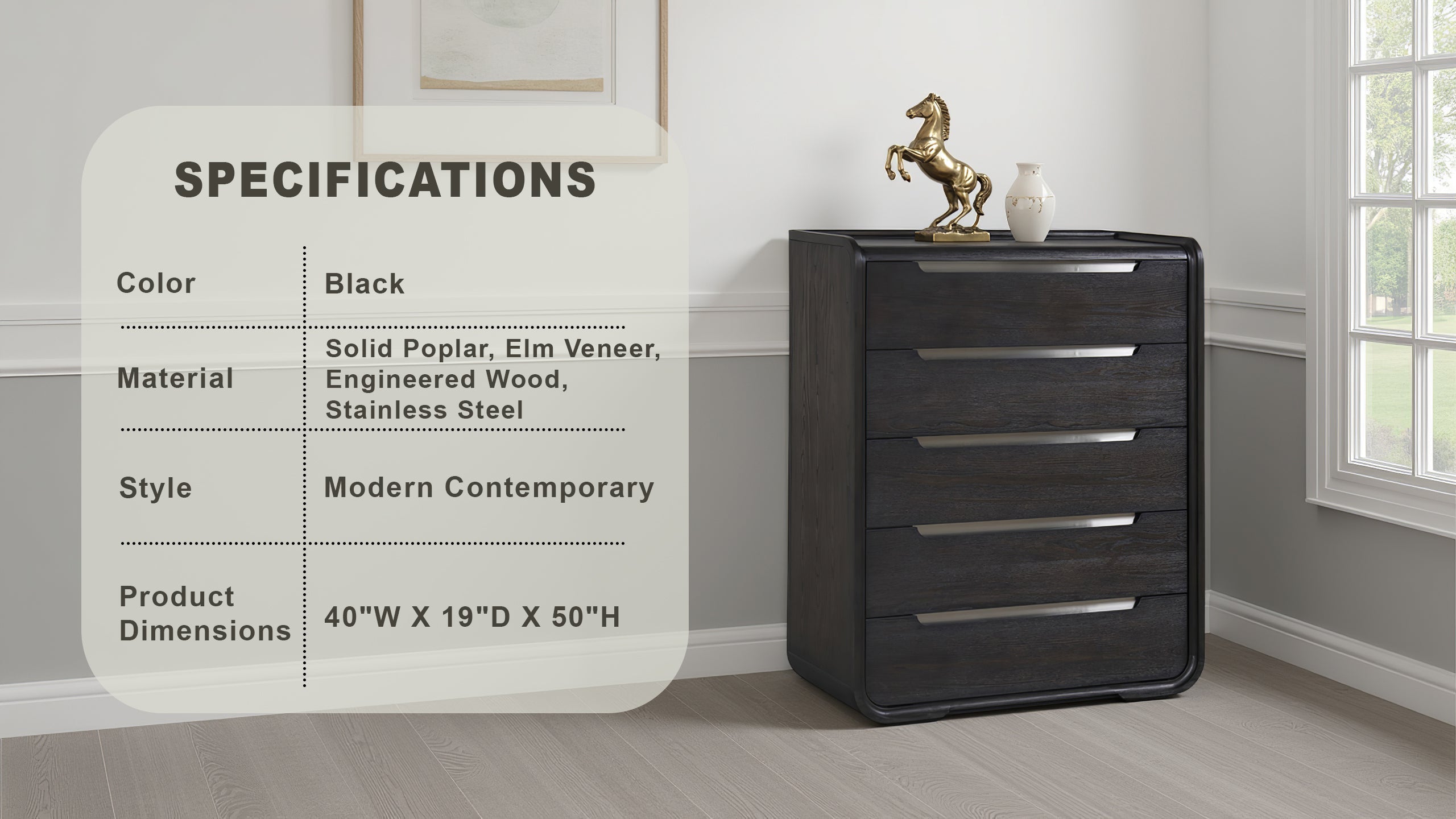 Wentworth Modern Contemporary Chest