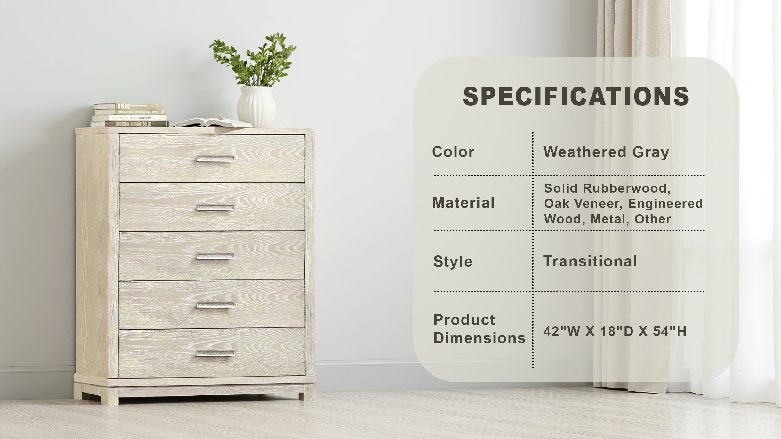 Chavigny Transitional Chest