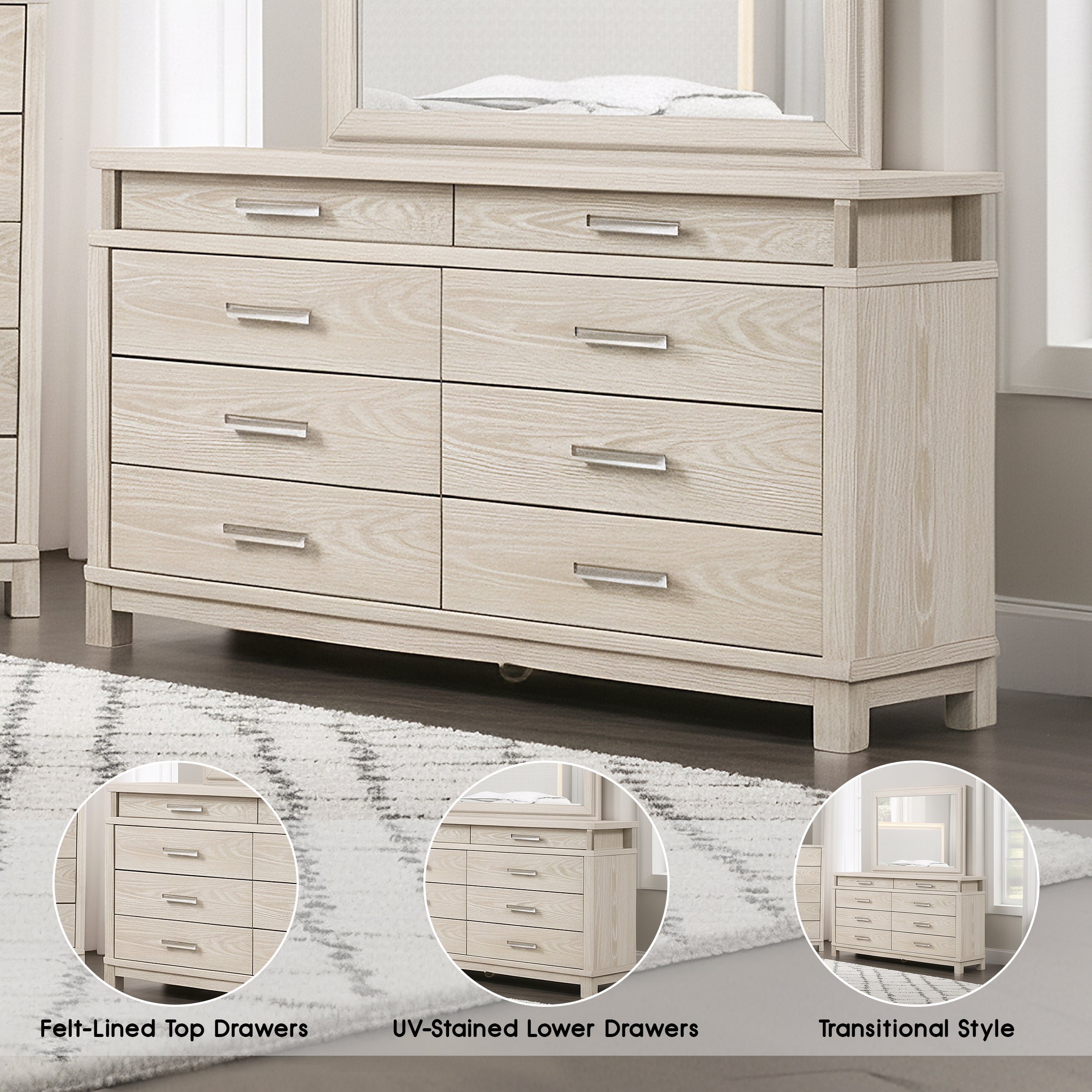 Chavigny Transitional Dresser