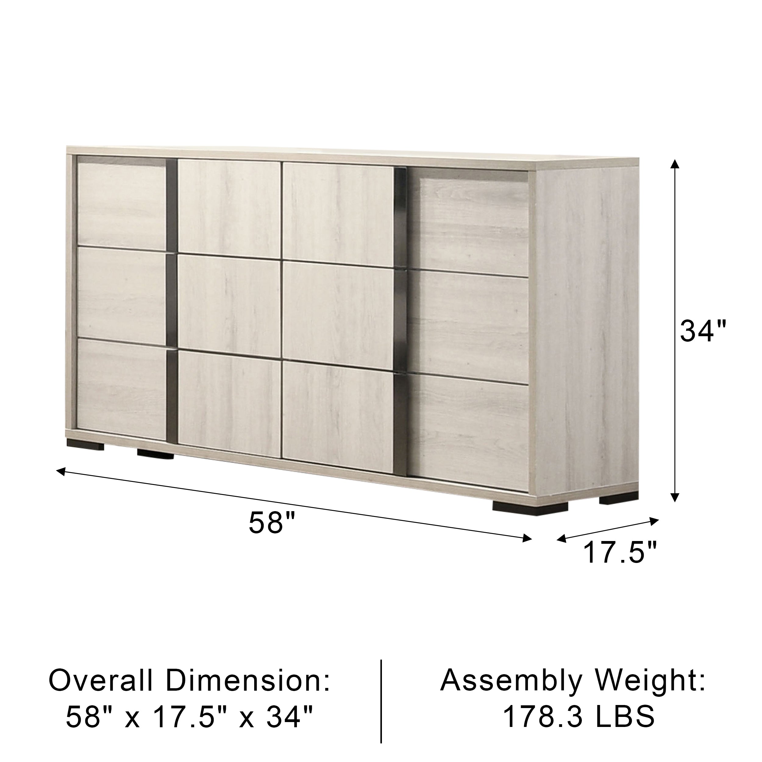 Lyntor Contemporary Dresser