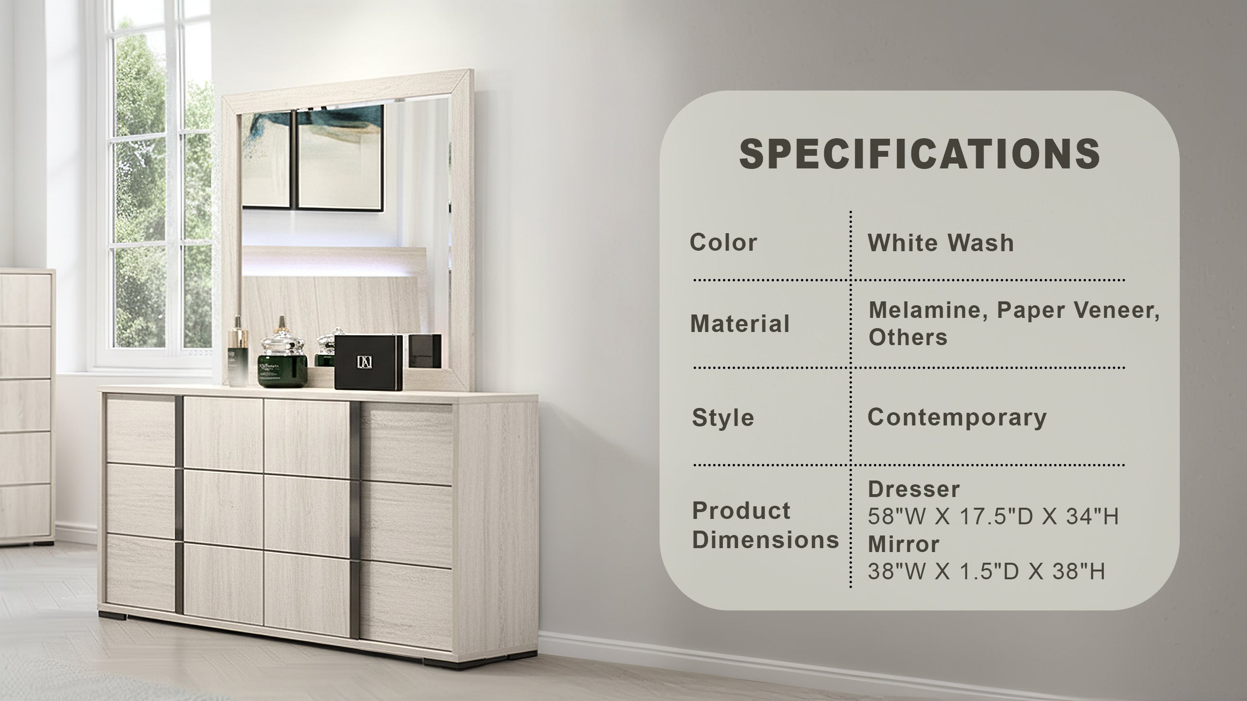 Lyntor Contemporary Mirror