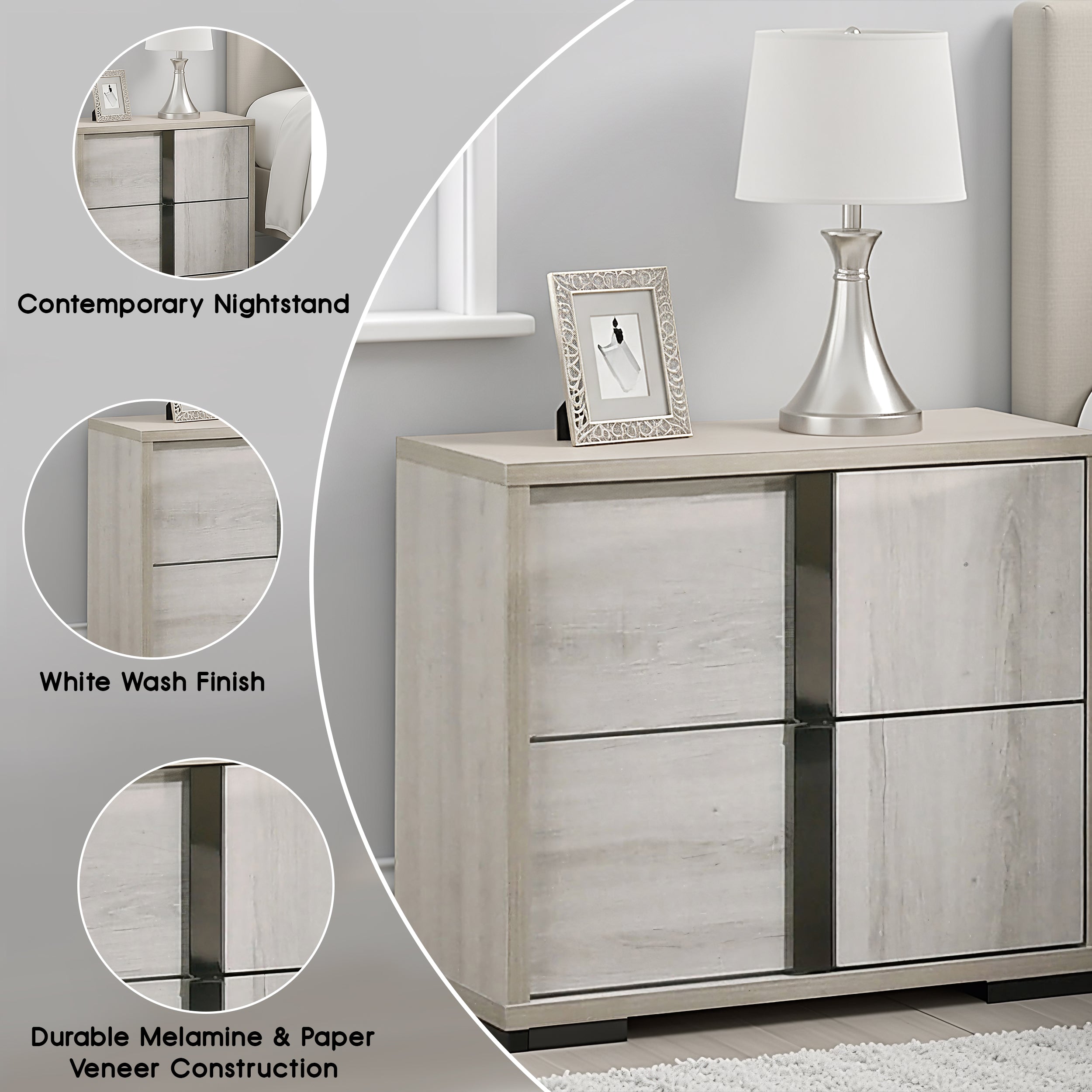 Lyntor Contemporary Nightstand