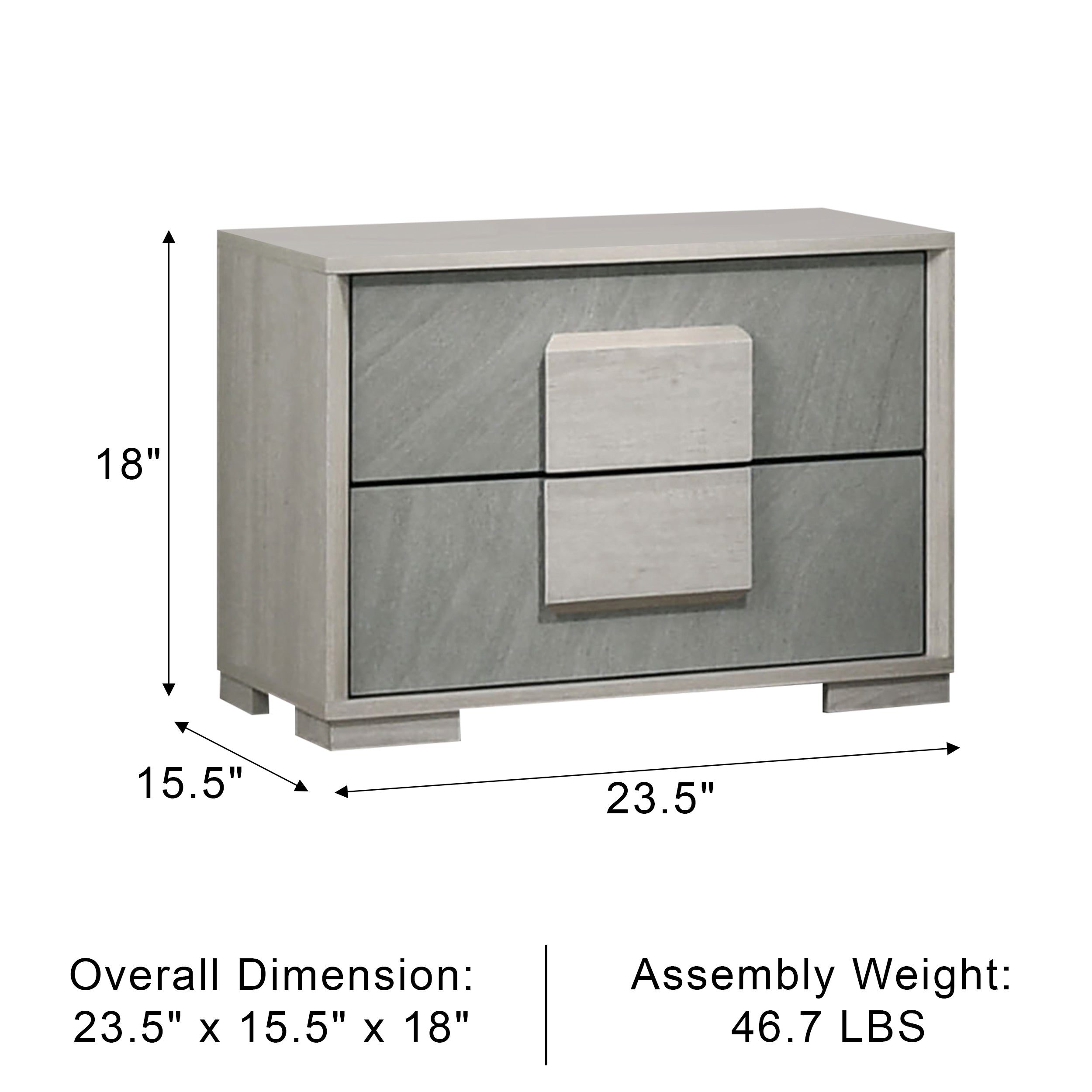 Ruthgate Contemporary Nightstand