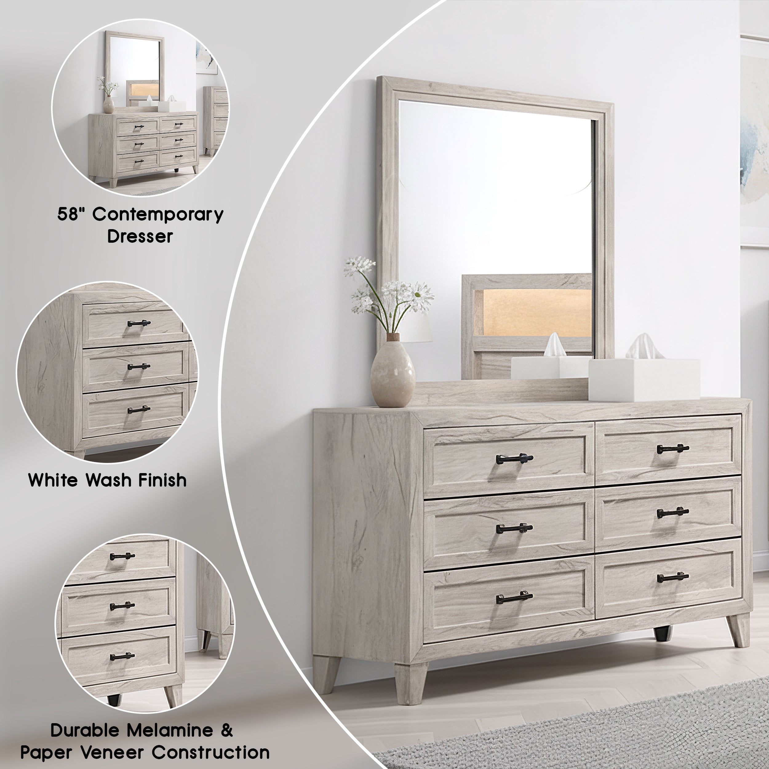 Oskarvik Contemporary Dresser