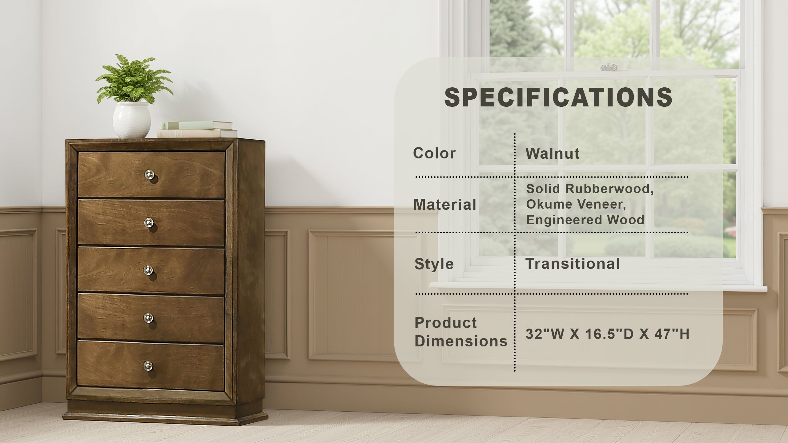 Wexford Transitional Chest