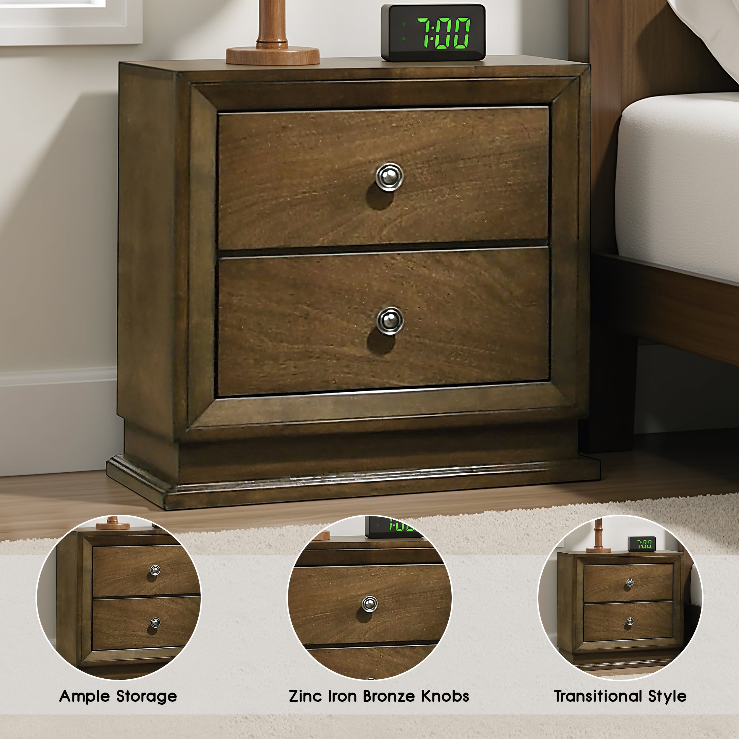 Wexford Transitional Nightstand