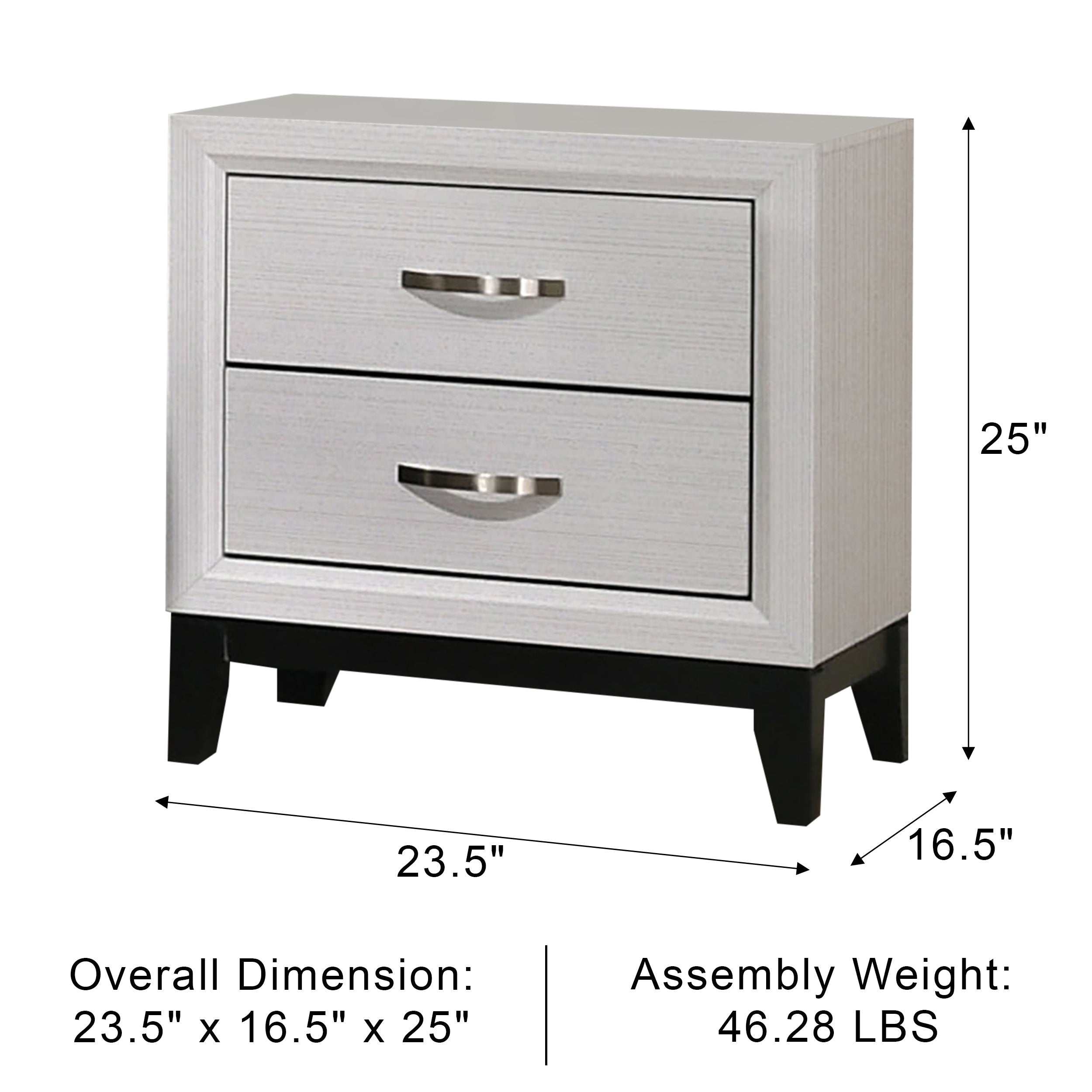 Mondaro Contemporary Nightstand
