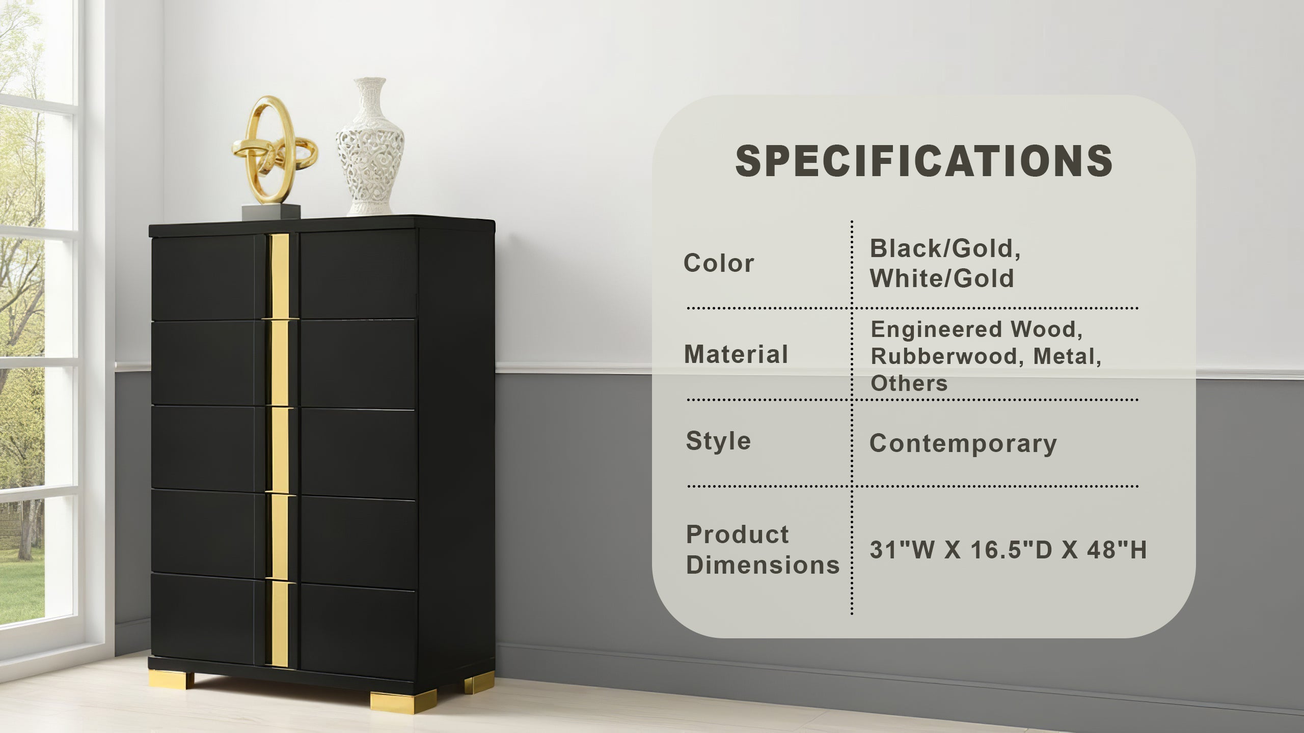 Vikholm Contemporary Chest