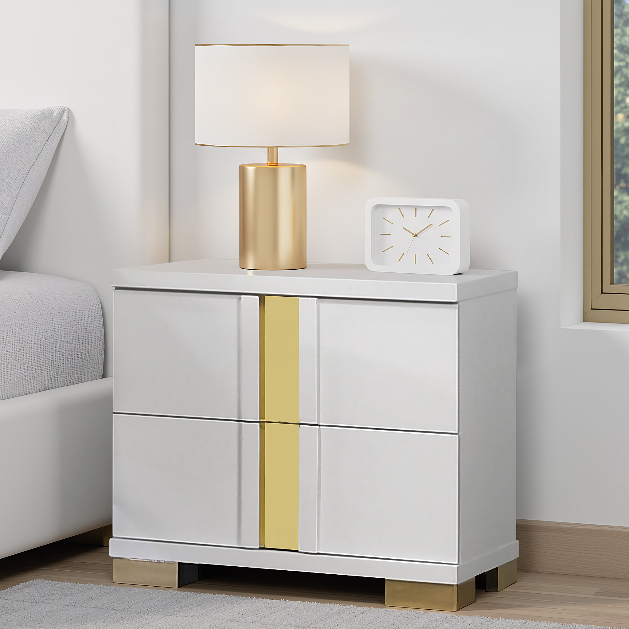 Vikholm Contemporary Nightstand