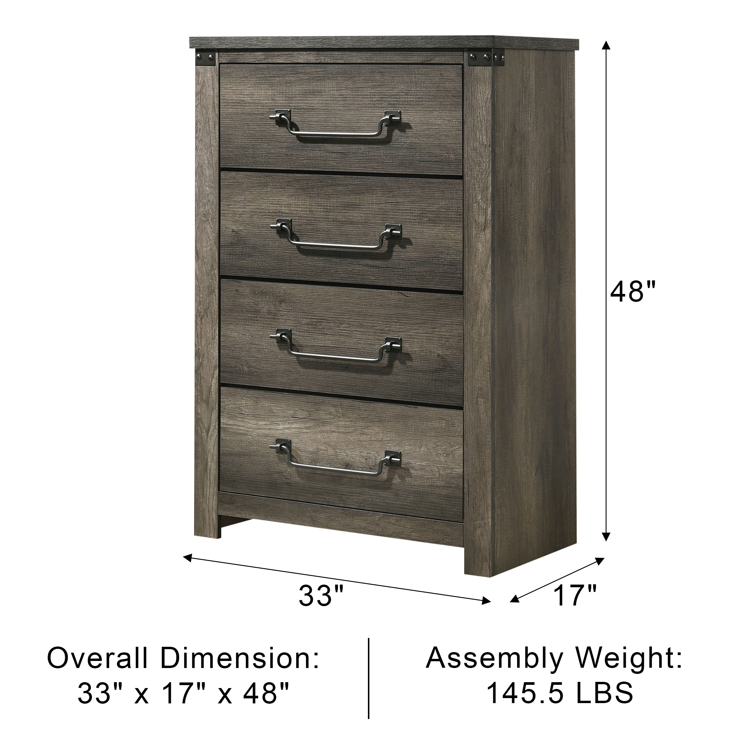 Arlingtona Rustic Farmhouse Chest