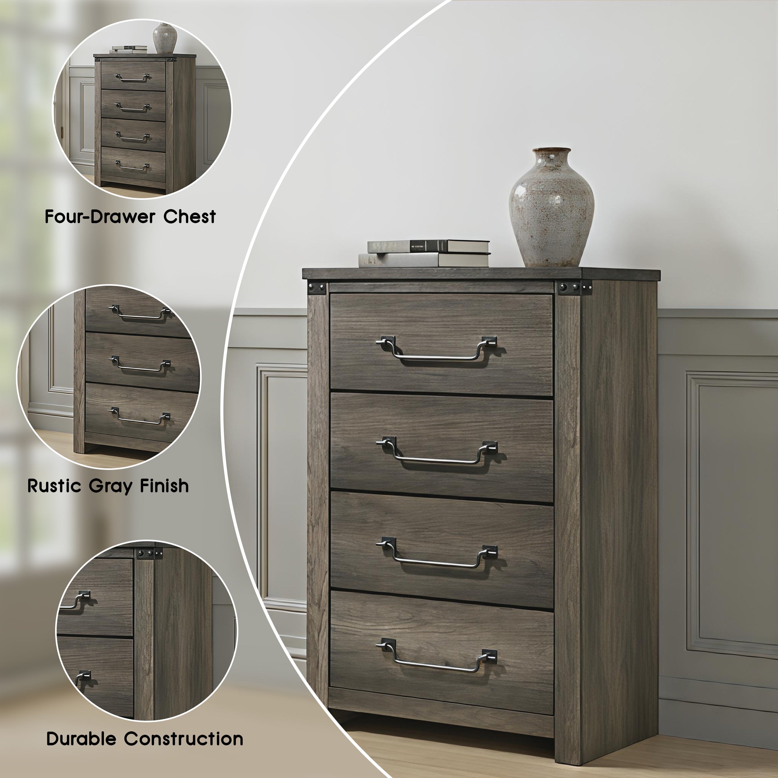 Arlingtona Rustic Farmhouse Chest