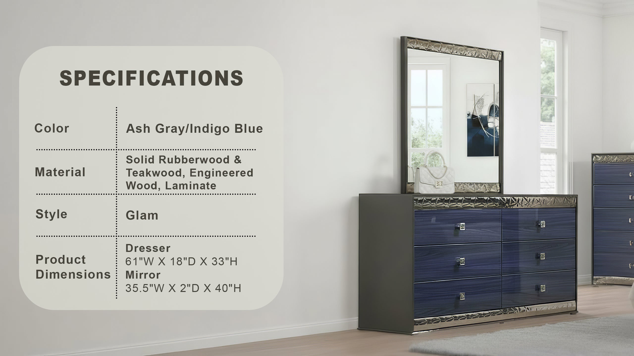 Sorrenta Glam Mirror