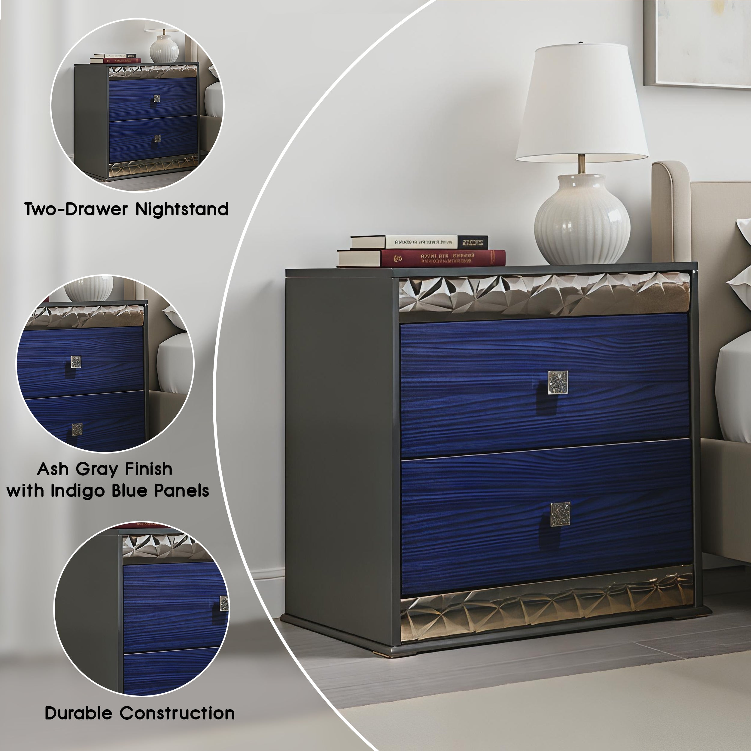 Sorrenta Glam Nightstand