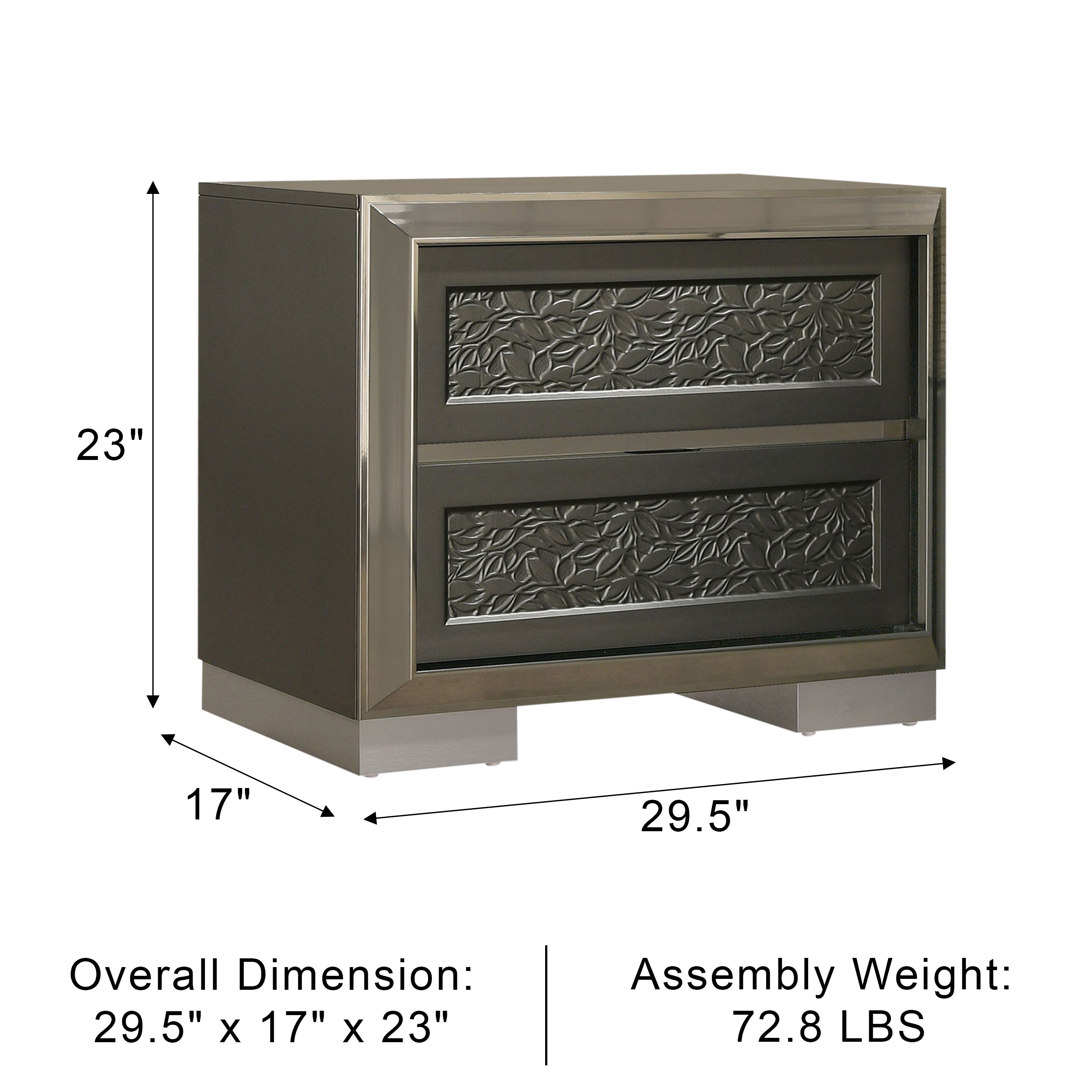 Fernhill Contemporary Nightstand